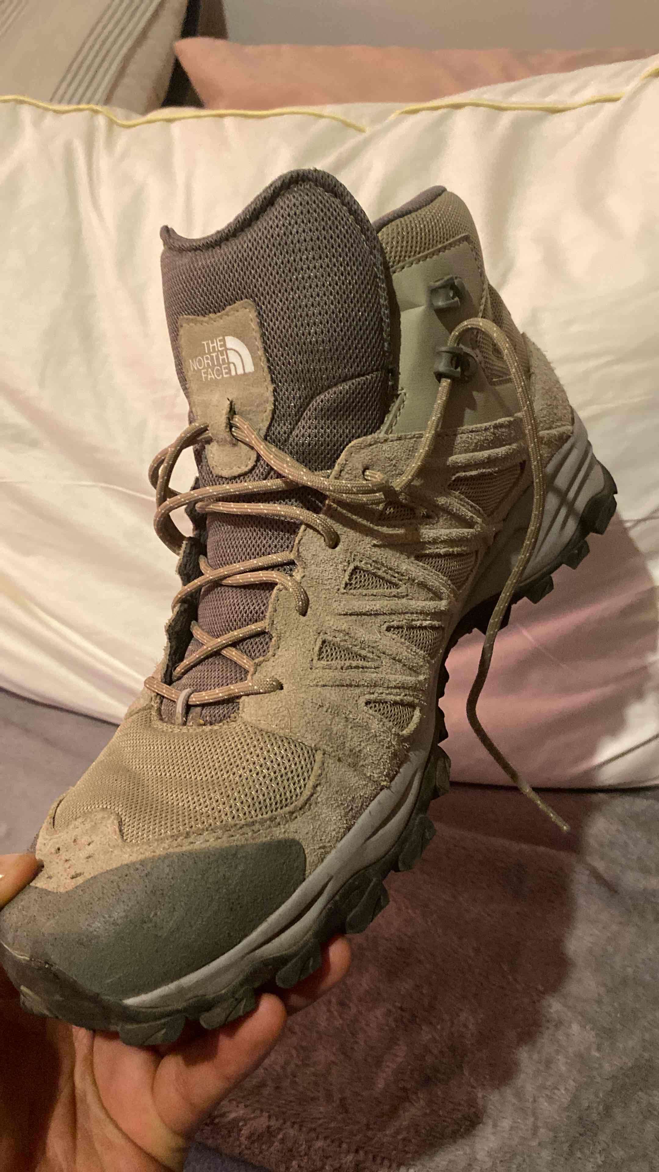 Botas trekking beige northface - miniatura 3