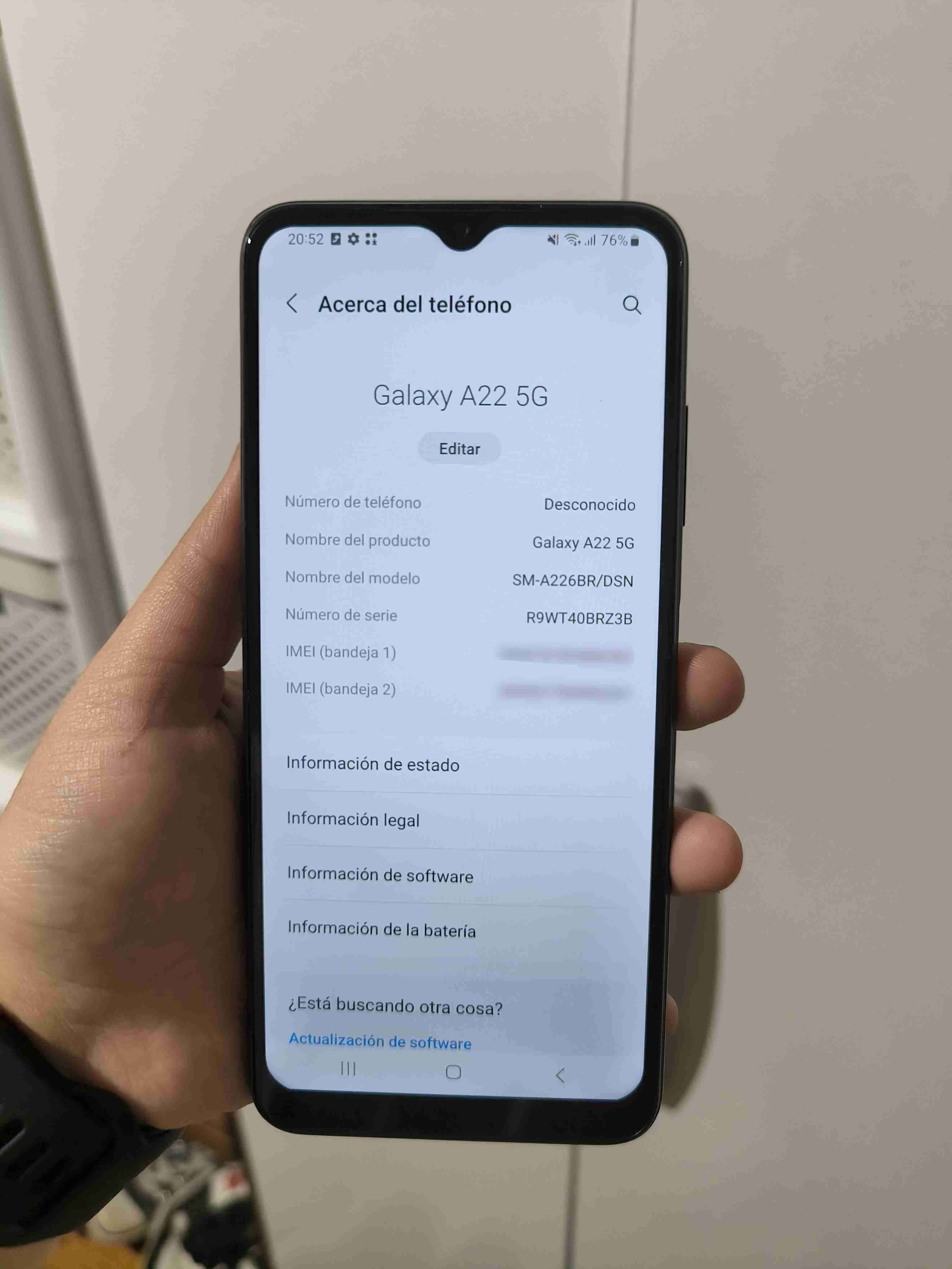 Samsung A22 5G 128gb - miniatura 1