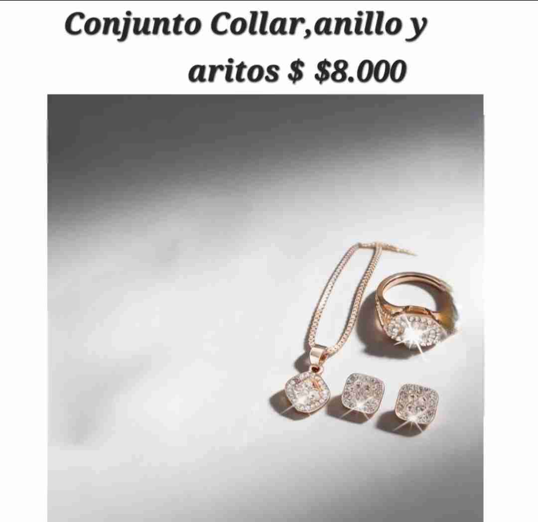 Set de joyería dorada - miniatura 1