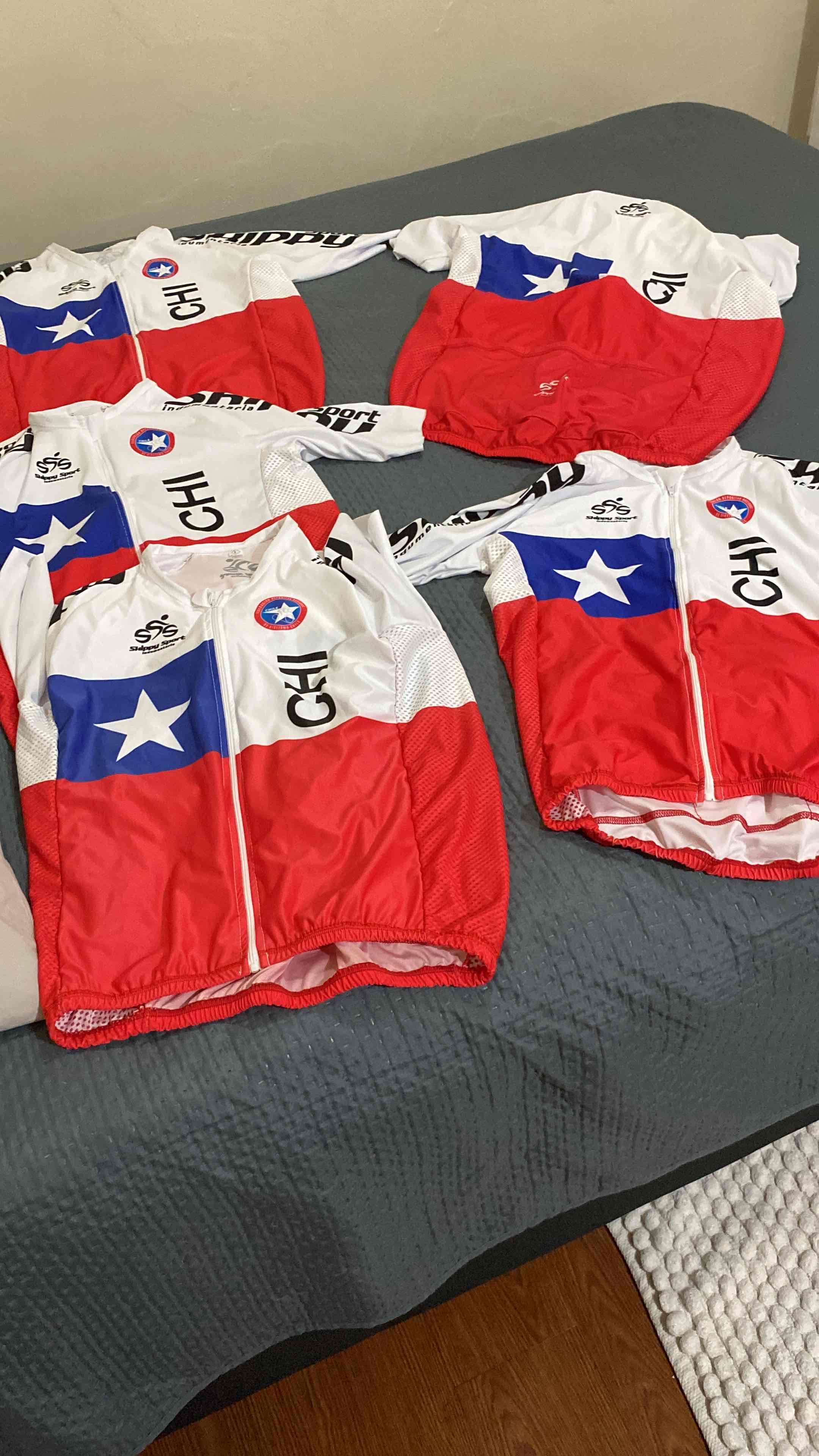 Maillot ciclismo Chile bandera