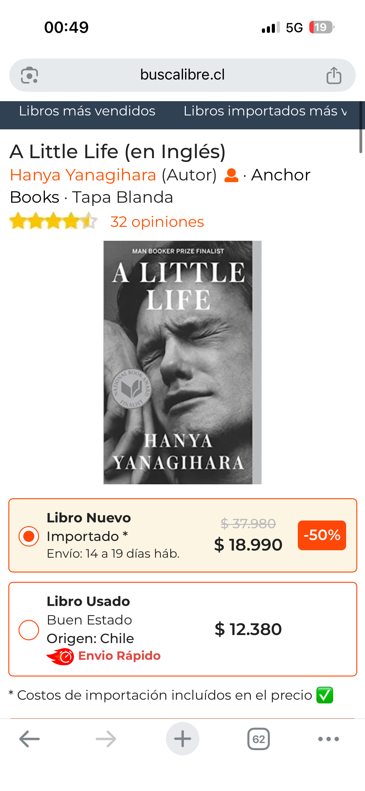 NUEVO- Libro 'A Little Life' de Hanya Yanagihara - miniatura 2