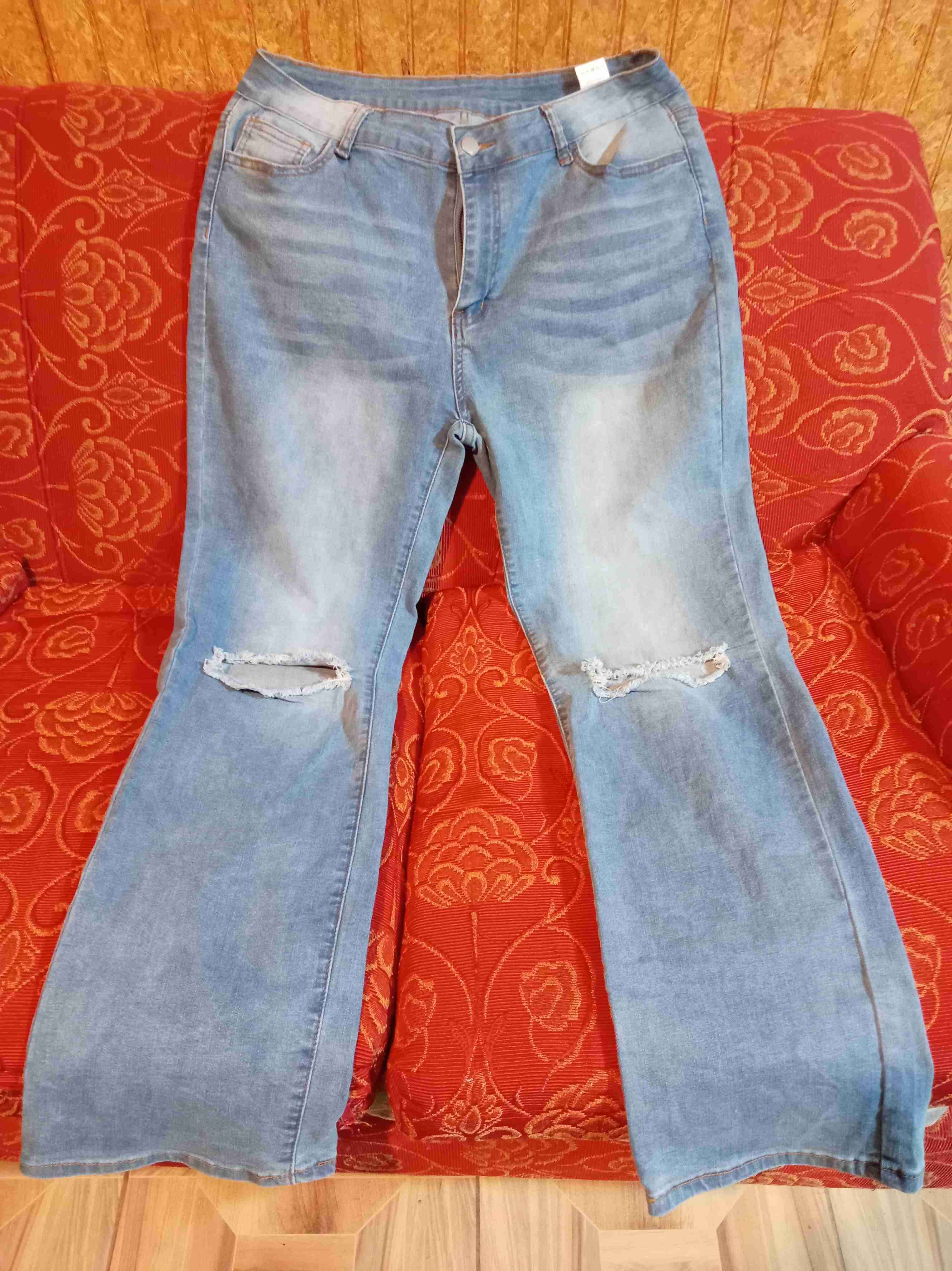 Jeans desgastados azul oscuro - miniatura 3