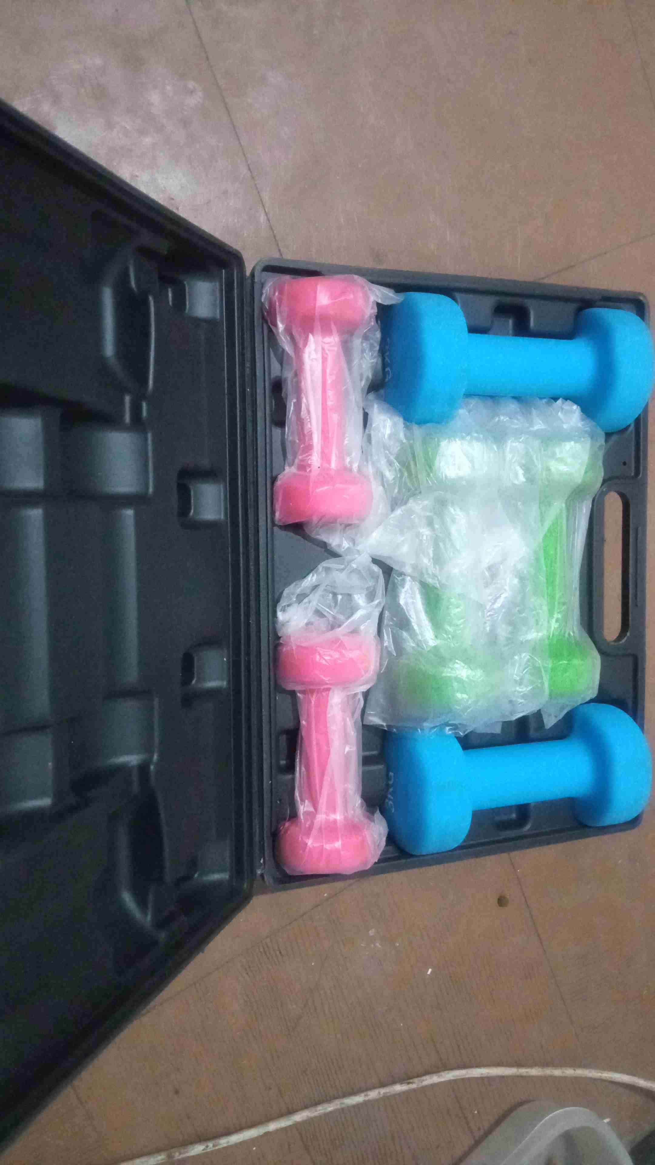 Set de pesas de colores 12 kilos - miniatura 1