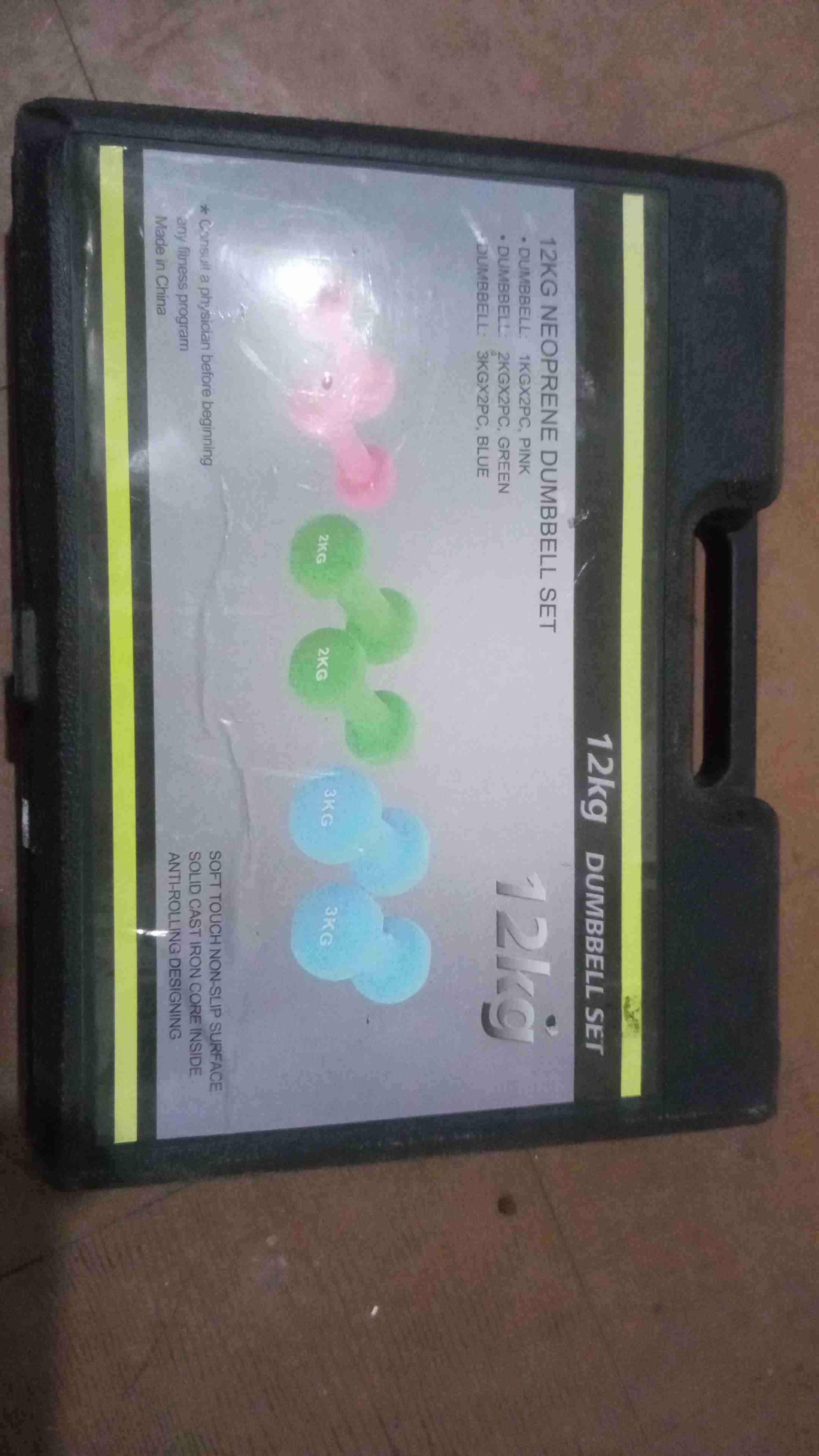 Set de pesas de colores 12 kilos - miniatura 2