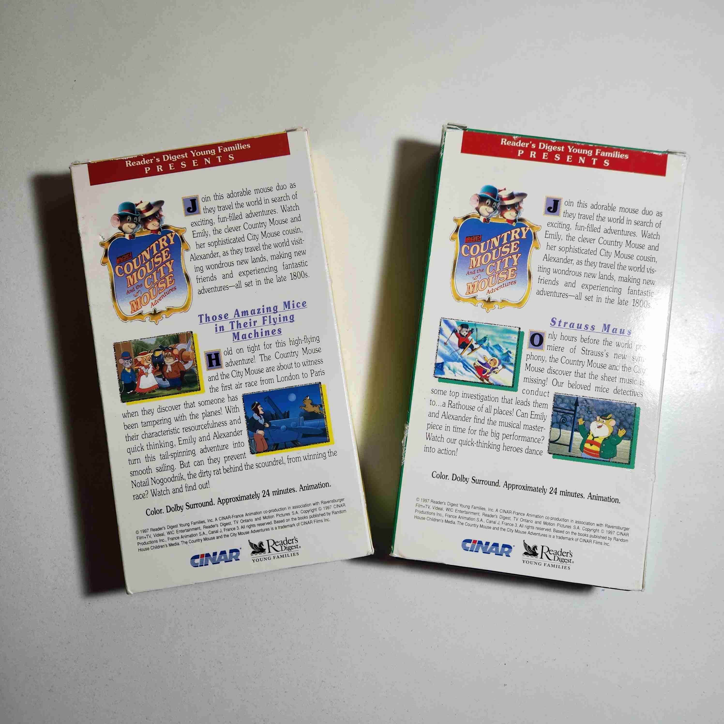 VHS original the country mouse/ un ratón de campo - miniatura 2