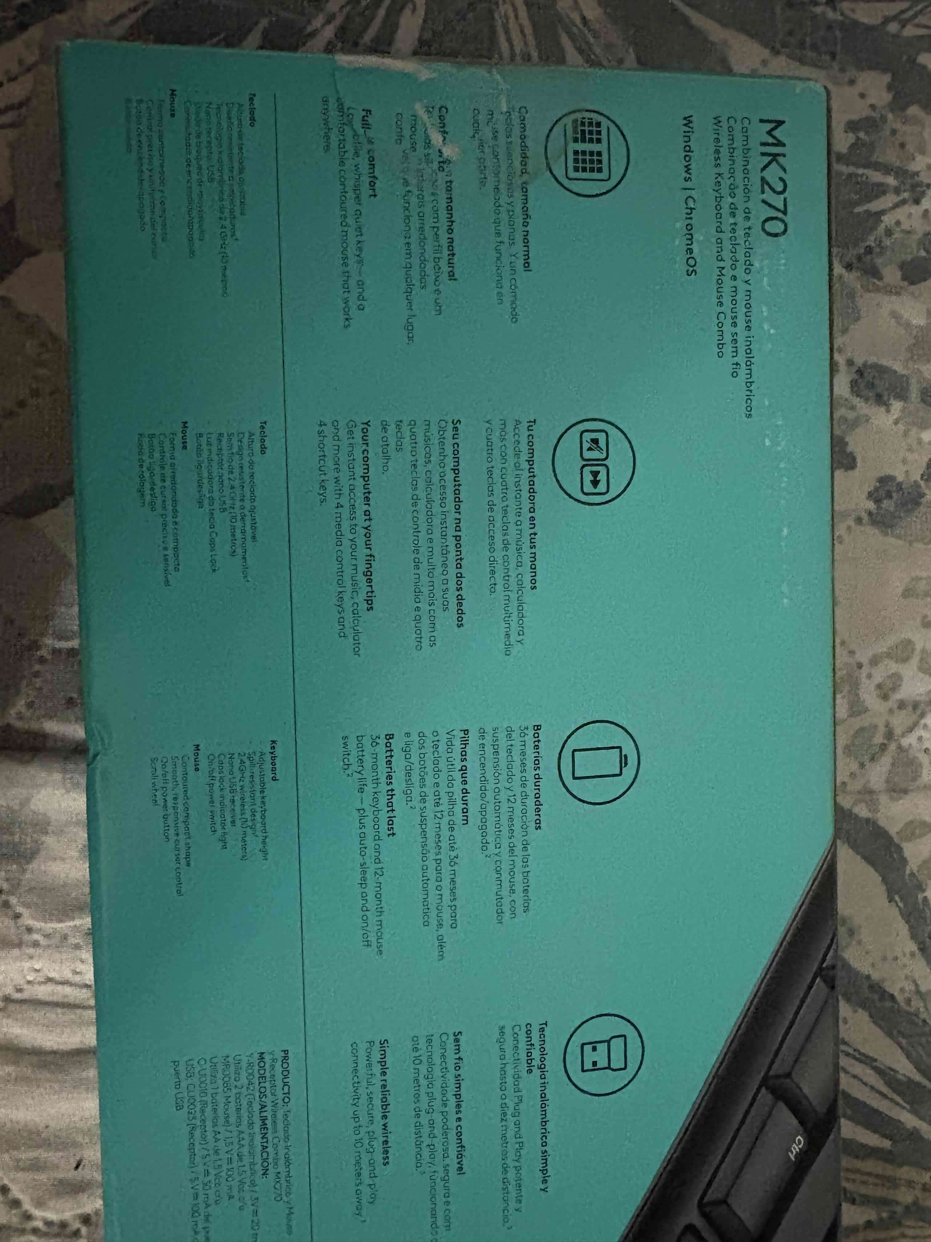 Teclado y mouse inalámbricos Logitech - miniatura 3