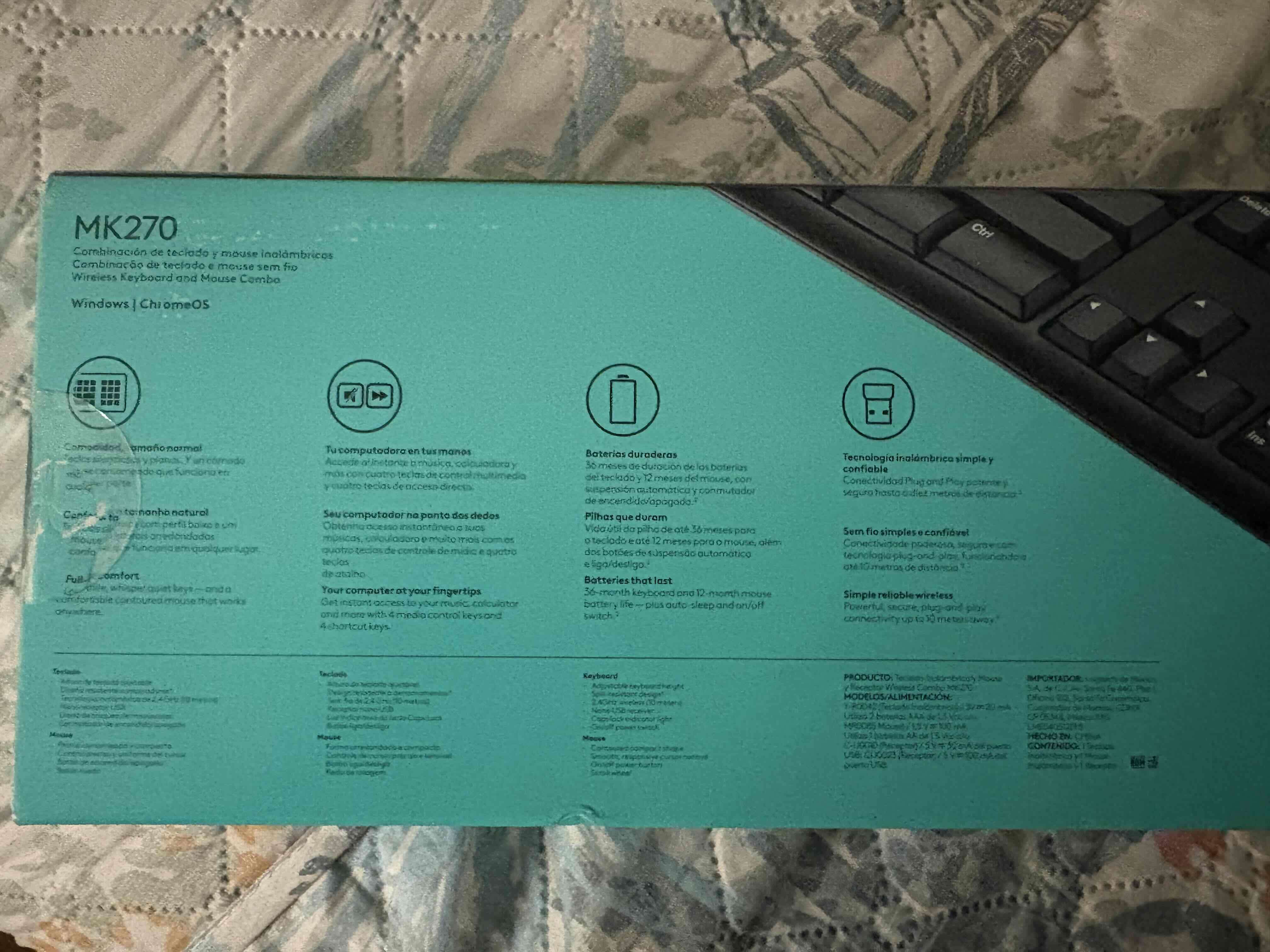 Teclado y mouse inalámbricos Logitech - miniatura 4