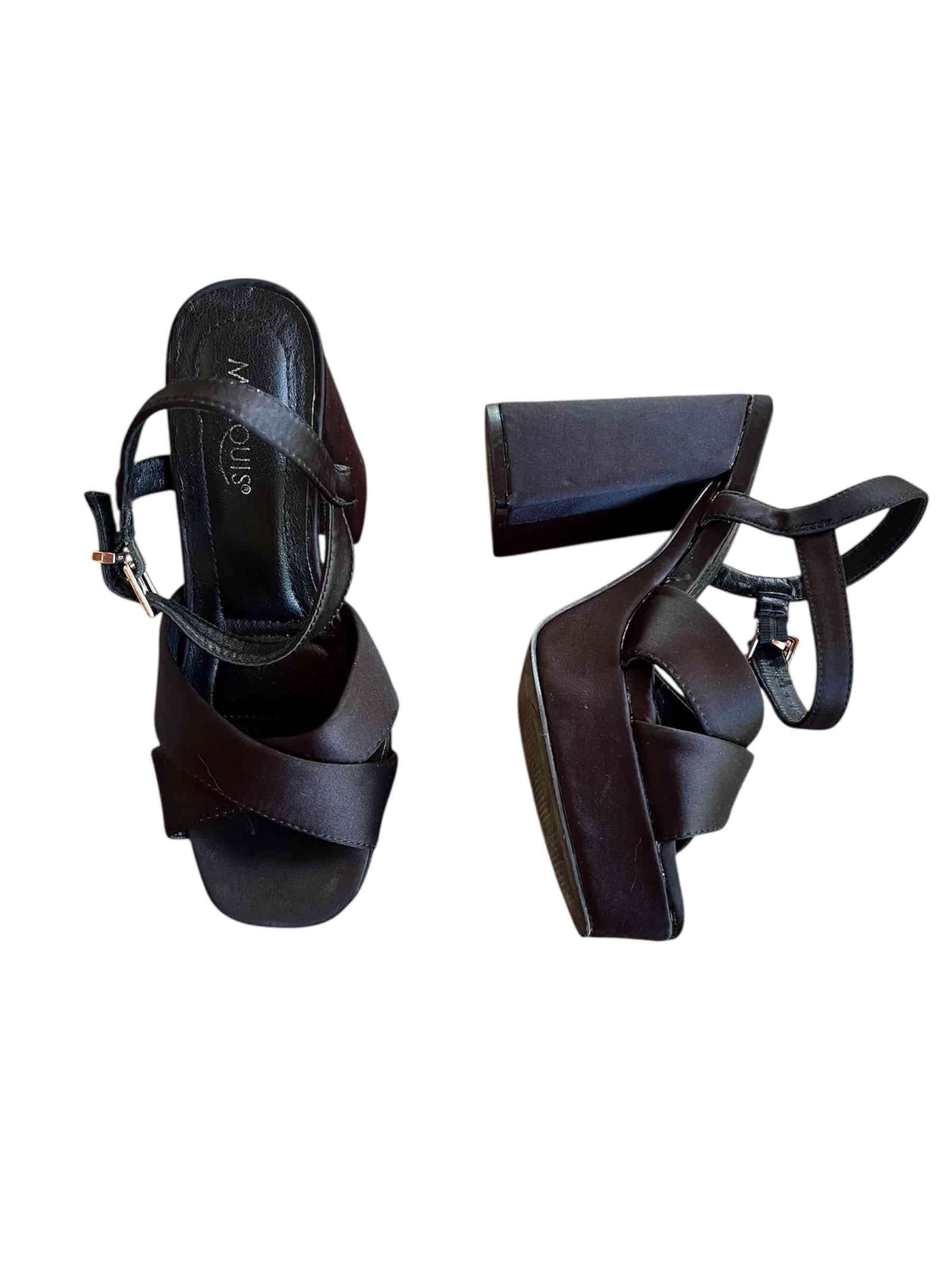 Sandalias Marquis negras de tacón alto