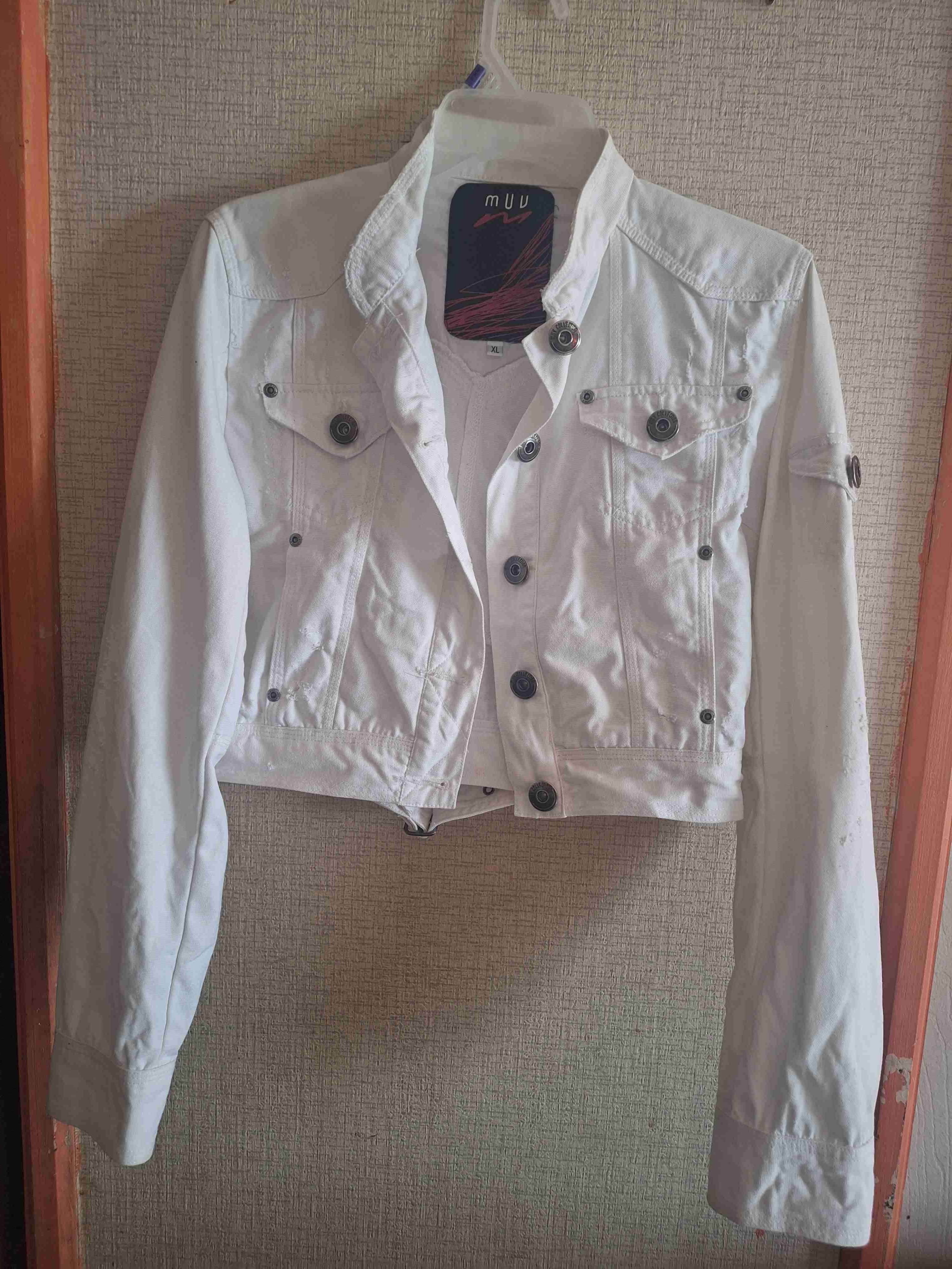Chaqueta blanca corta MUU - miniatura 1