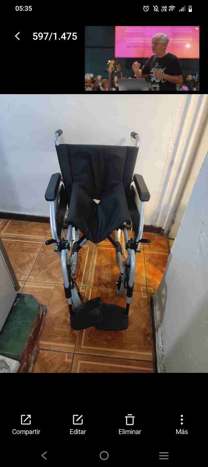 Silla de ruedas bariátrica - miniatura 2