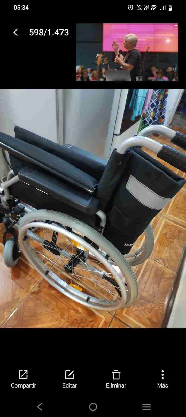 Silla de ruedas bariátrica - miniatura 3