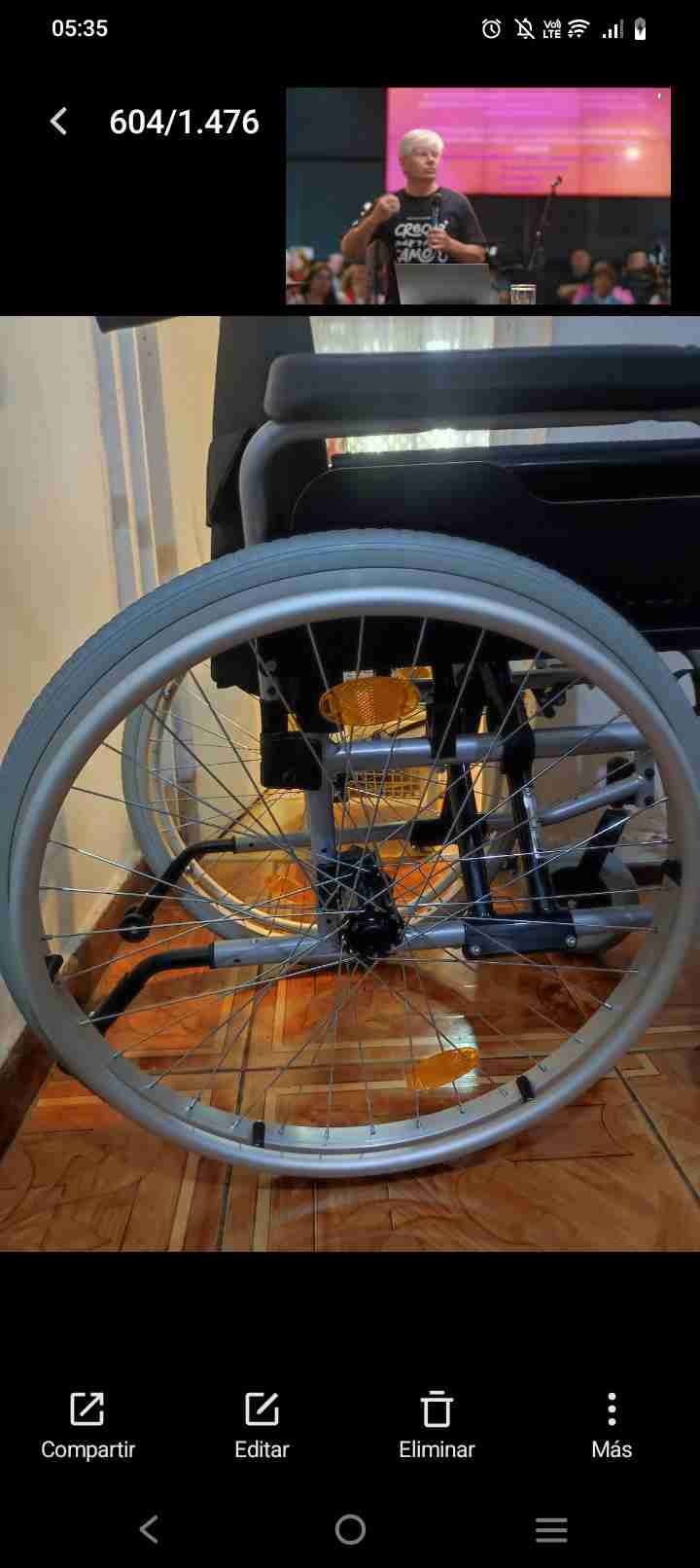 Silla de ruedas bariátrica - miniatura 4