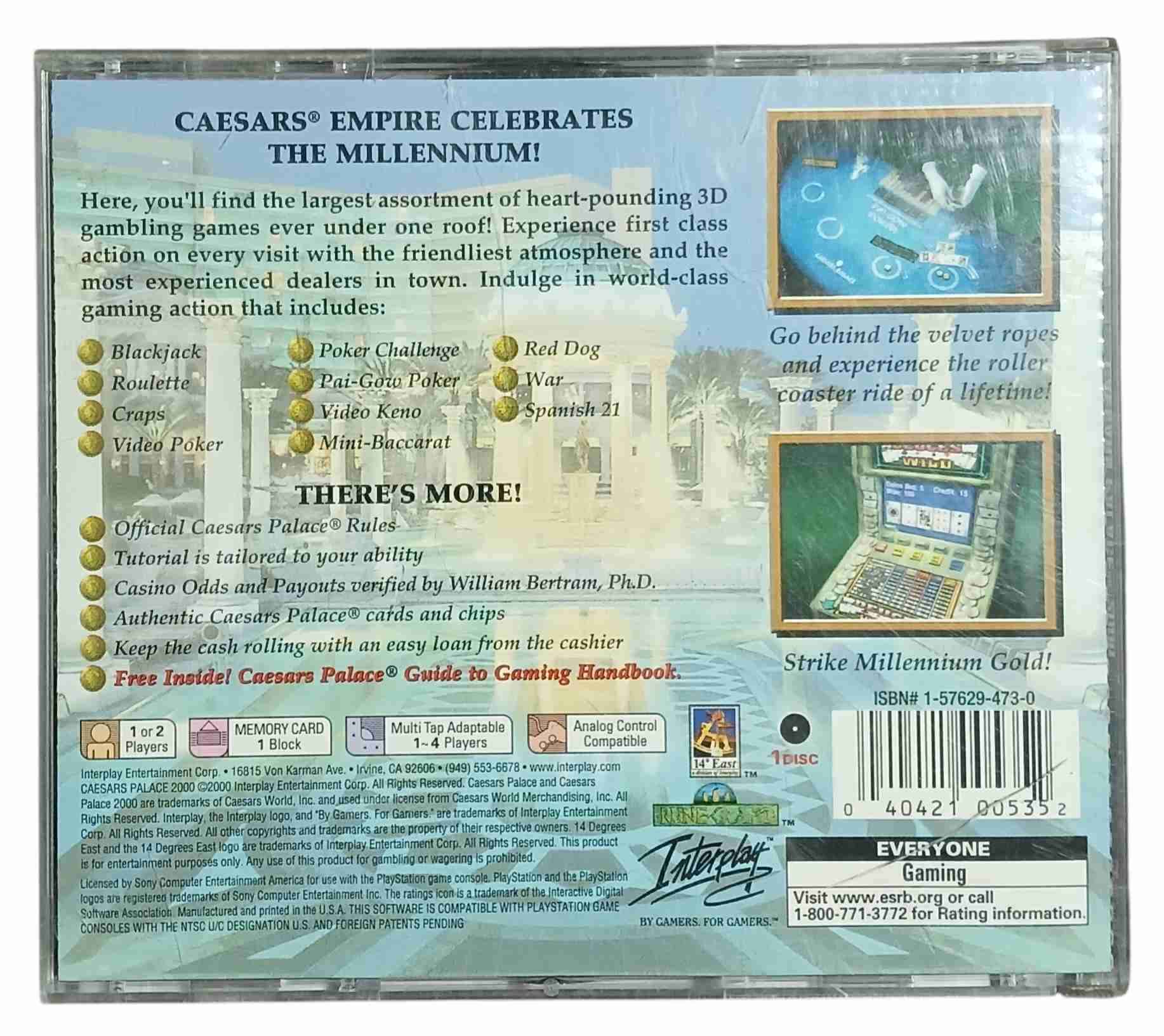 Caesars Palace 2000 para PlayStation 1 - miniatura 3