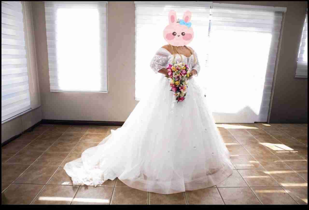 Vestido de novia blanco como nuevo