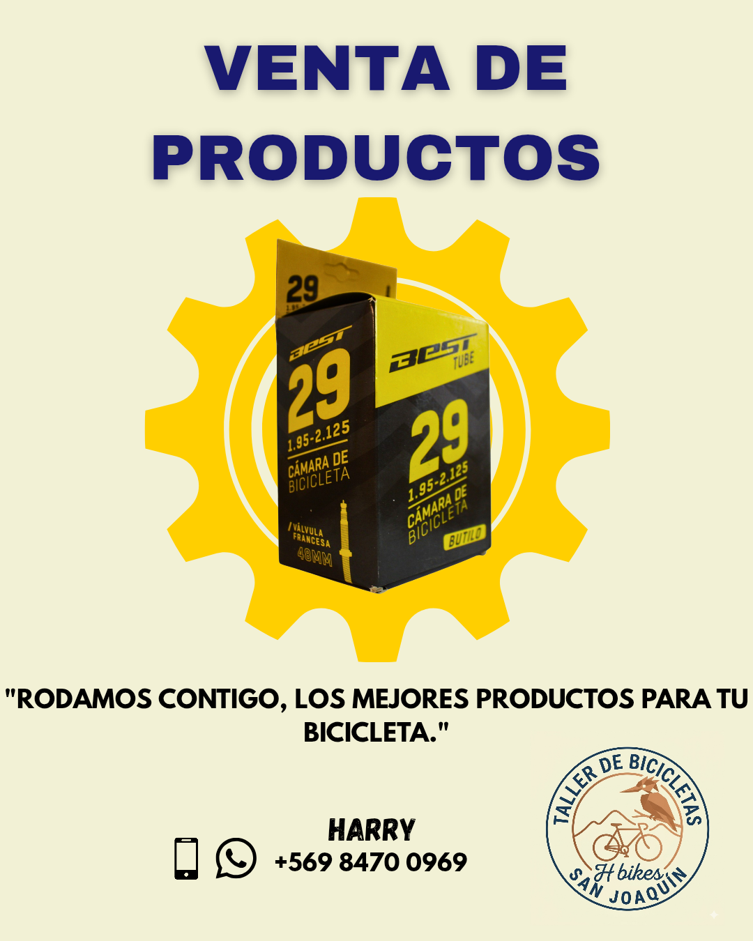 Cámara para bicicleta marca Best