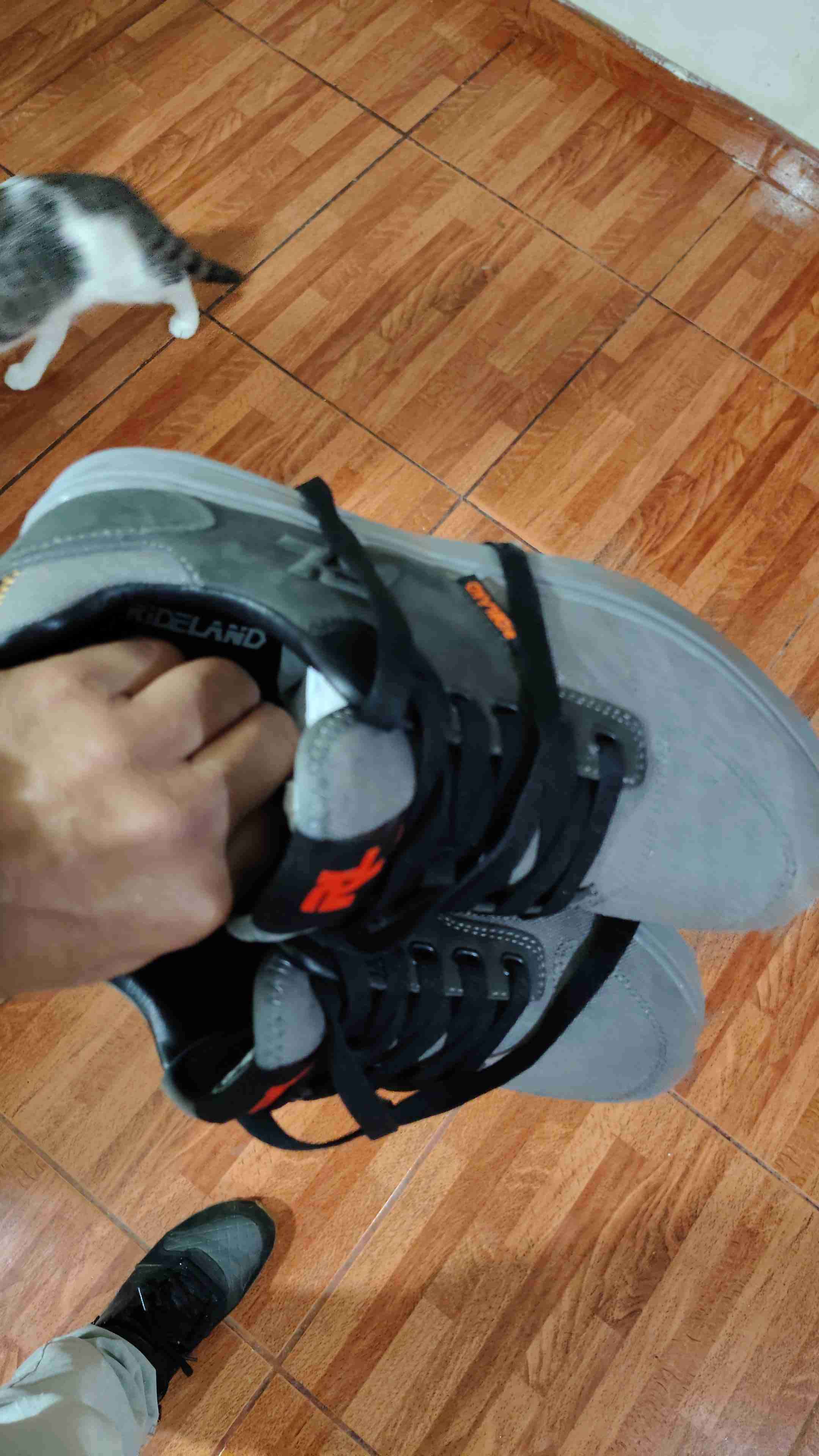 Zapatillas para ciclismo enduro RideLand grises - miniatura 2