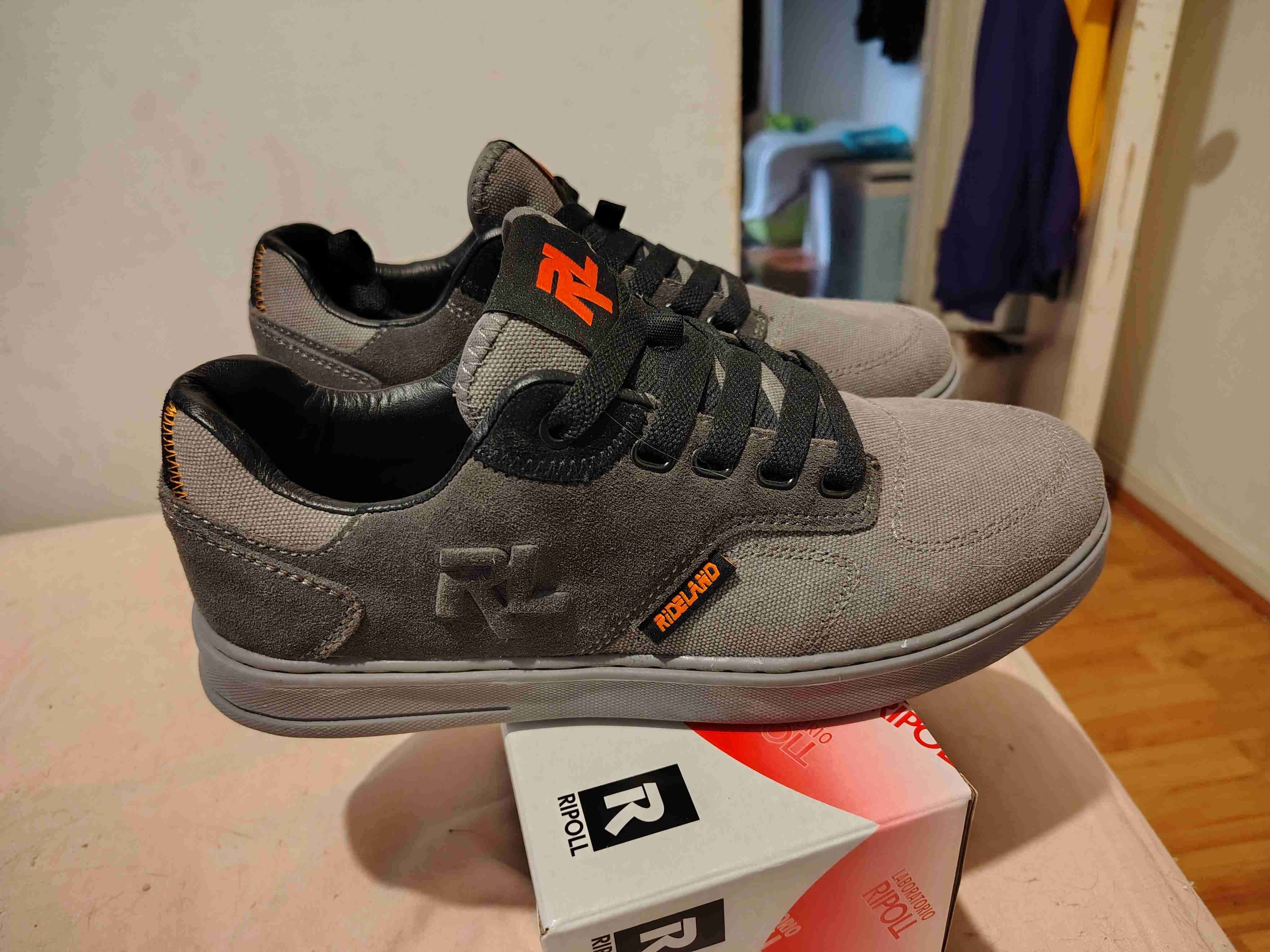 Zapatillas para ciclismo enduro RideLand grises - miniatura 3