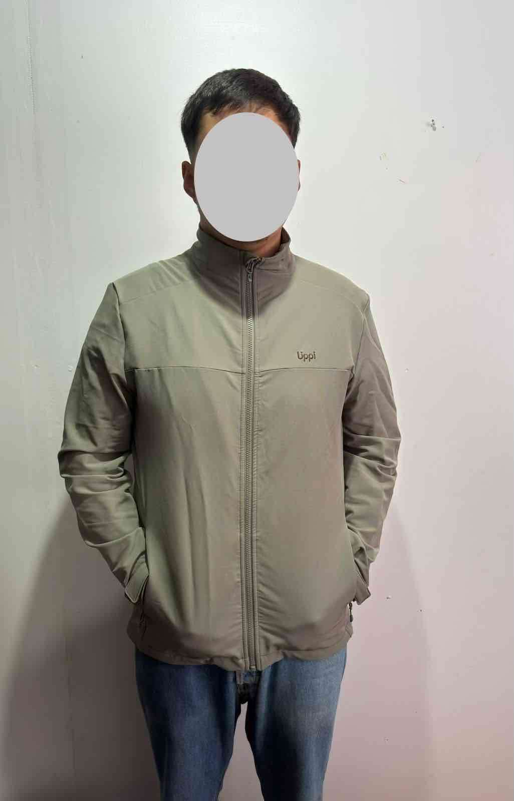 Chaqueta lippi verde impermeable talla M - miniatura 4