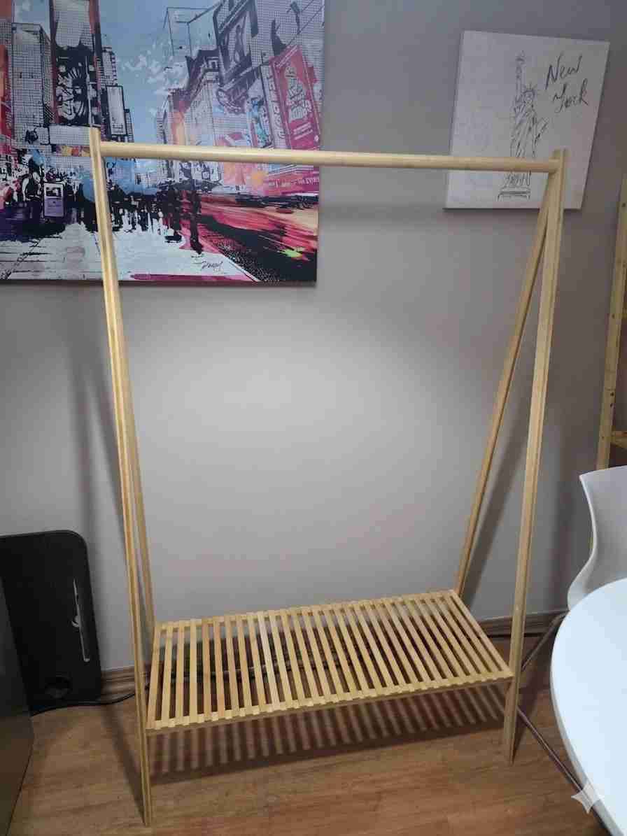 Perchero con gran espejo - miniatura 2