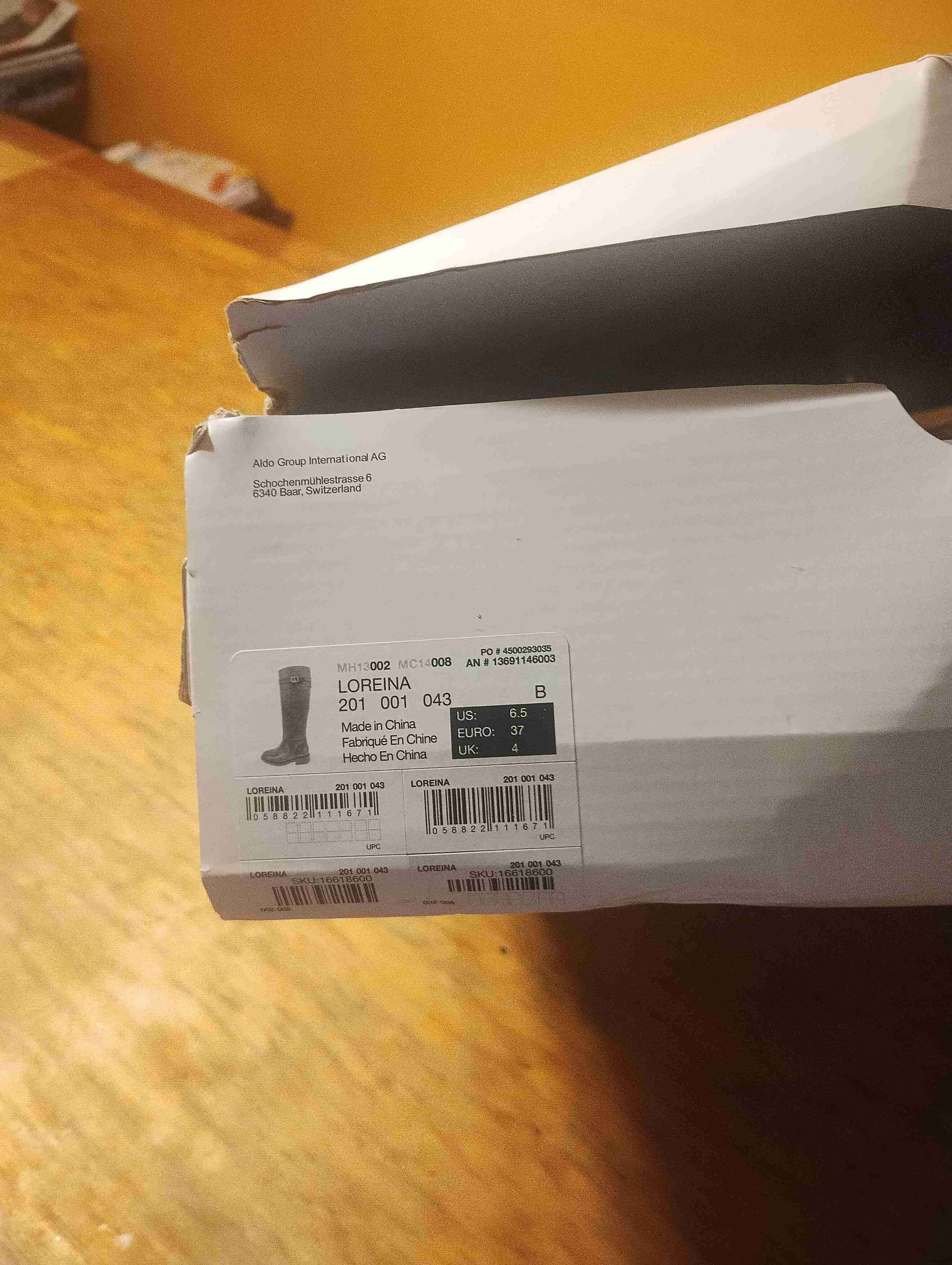 Botas altas marrones de cuero - miniatura 5