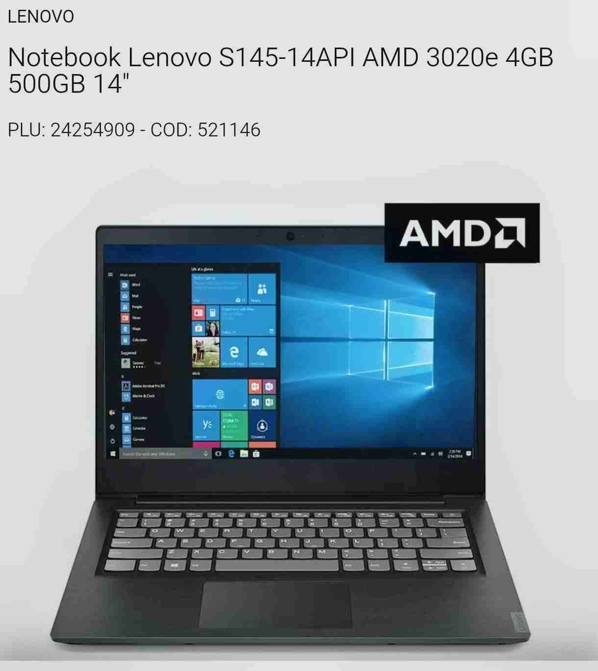 Notebook Lenovo - miniatura 1