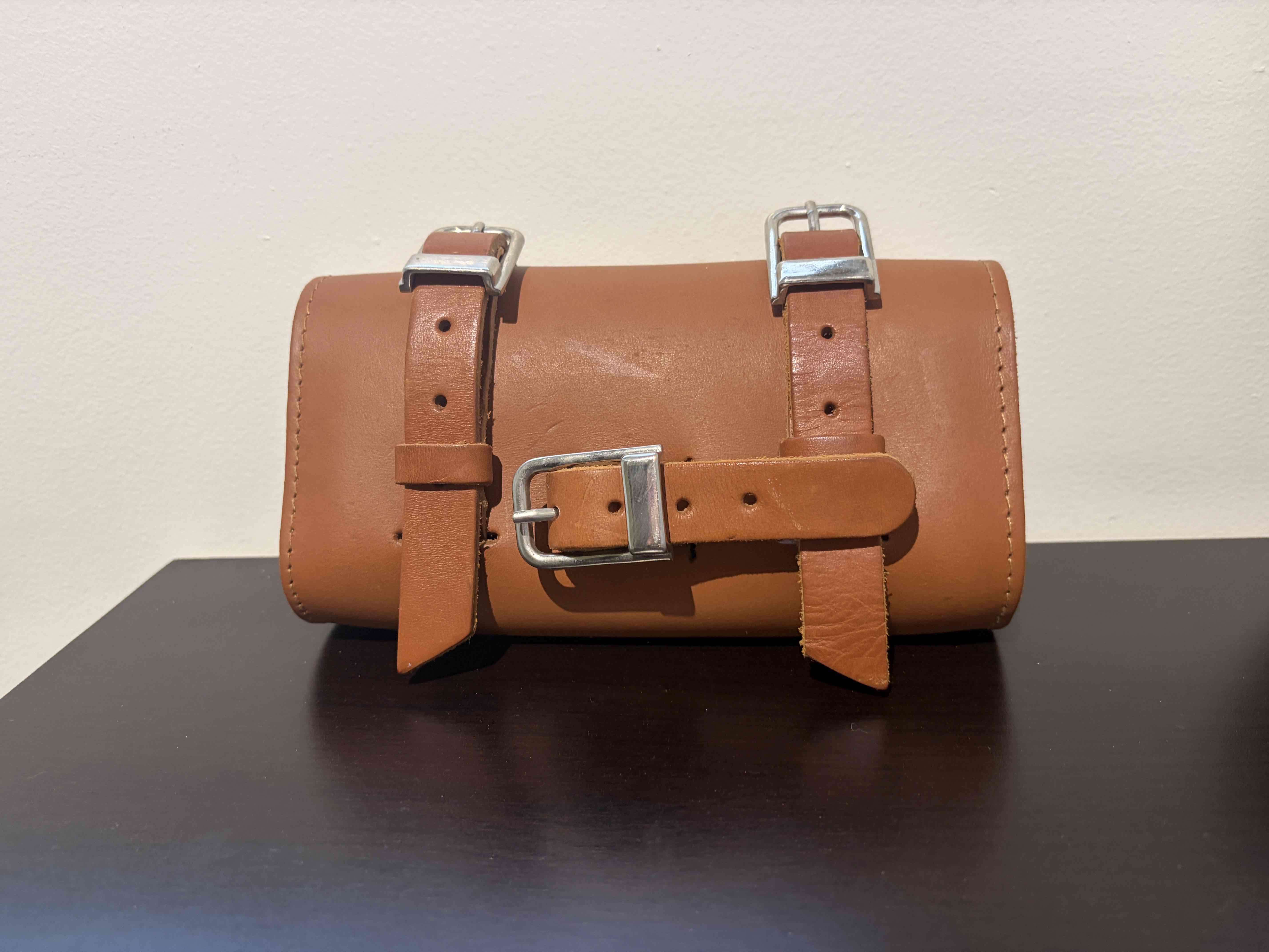 Cartera bolso para bicicleta marrón Bestias - miniatura 2