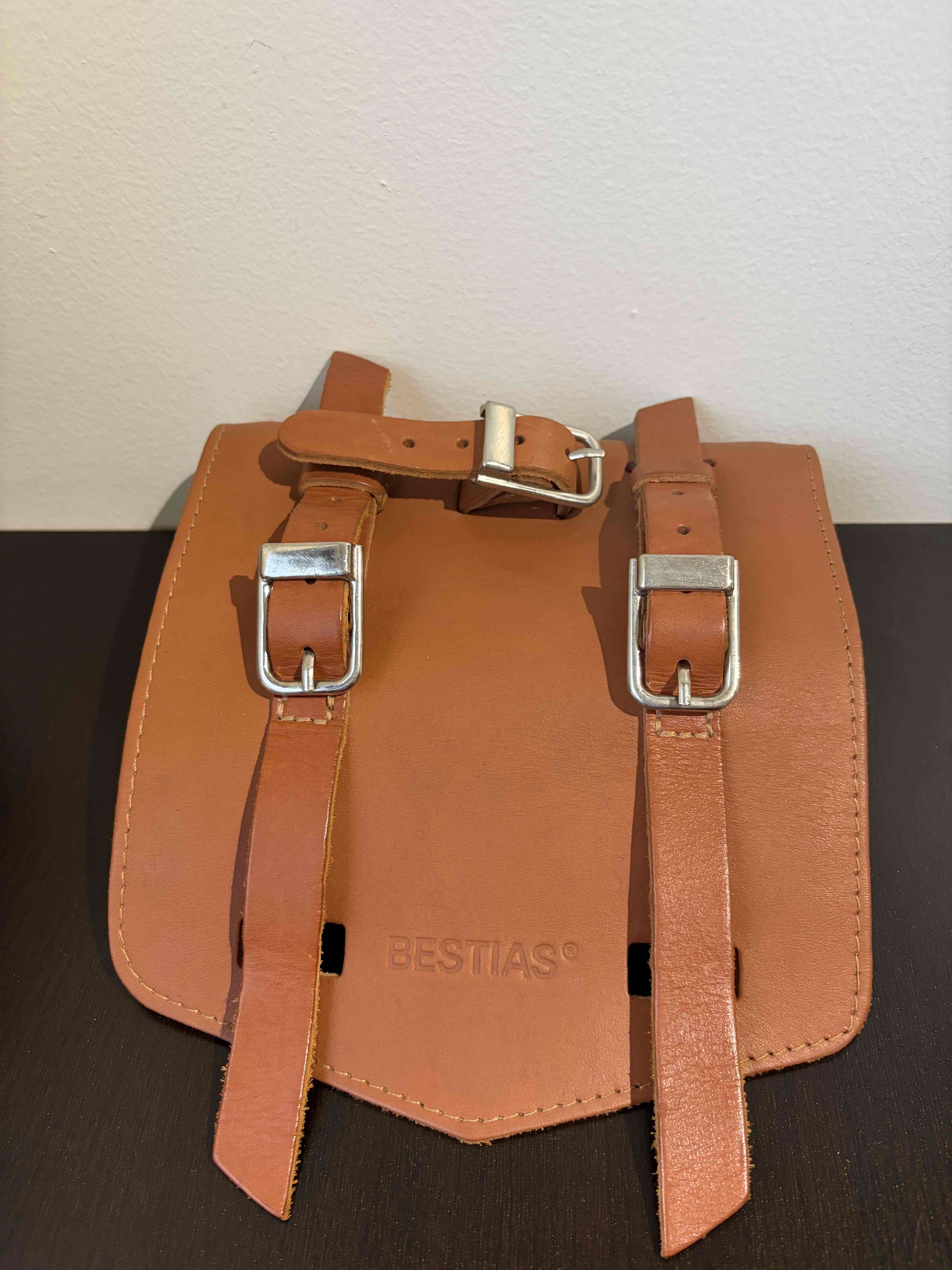 Cartera bolso para bicicleta marrón Bestias - miniatura 3