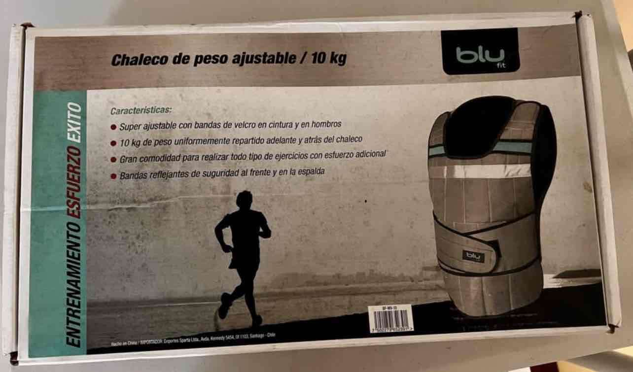 Chaleco de peso ajustable 10 kg - miniatura 1