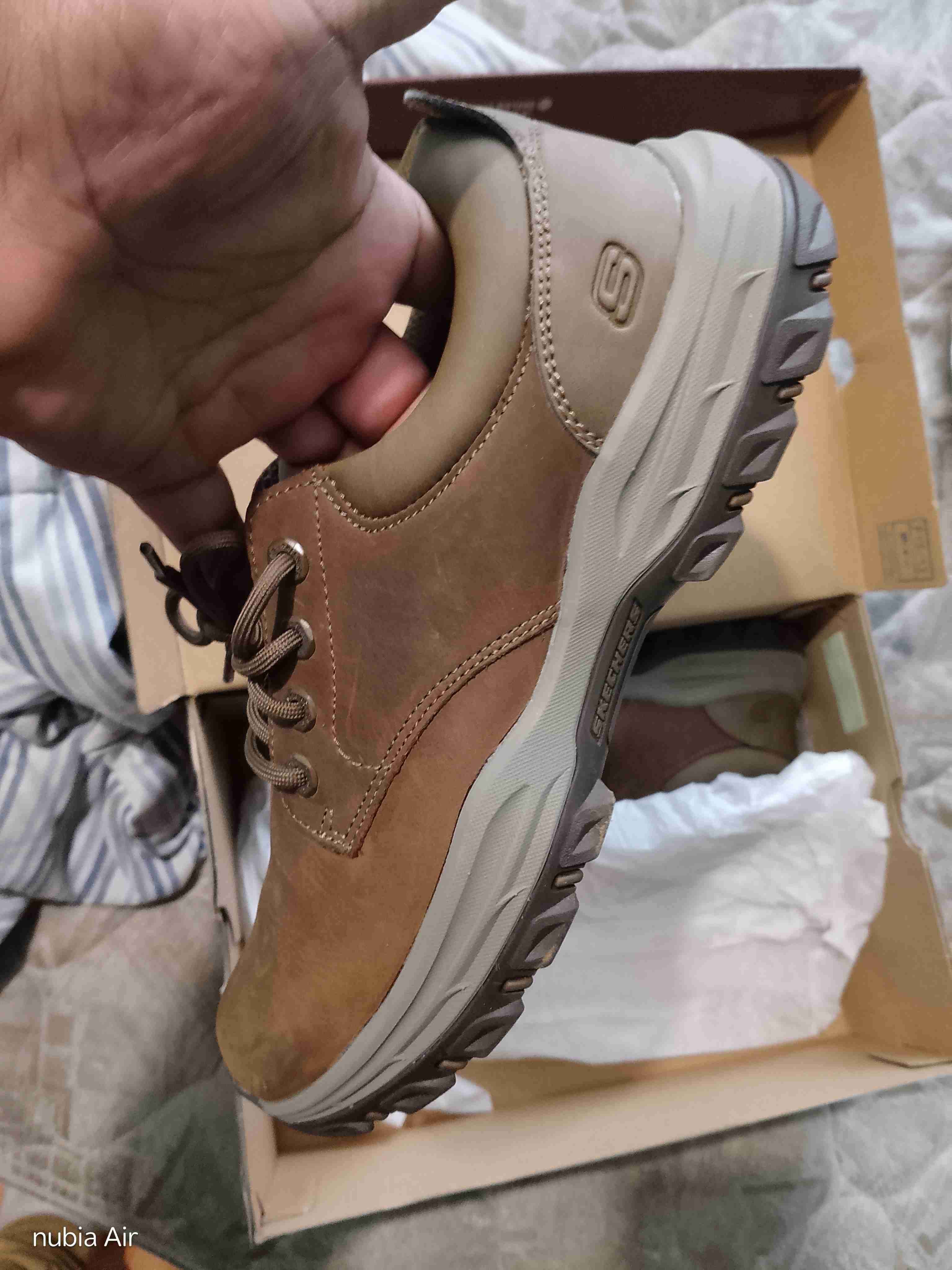 Zapatos outdoor marrones Skechers - miniatura 1