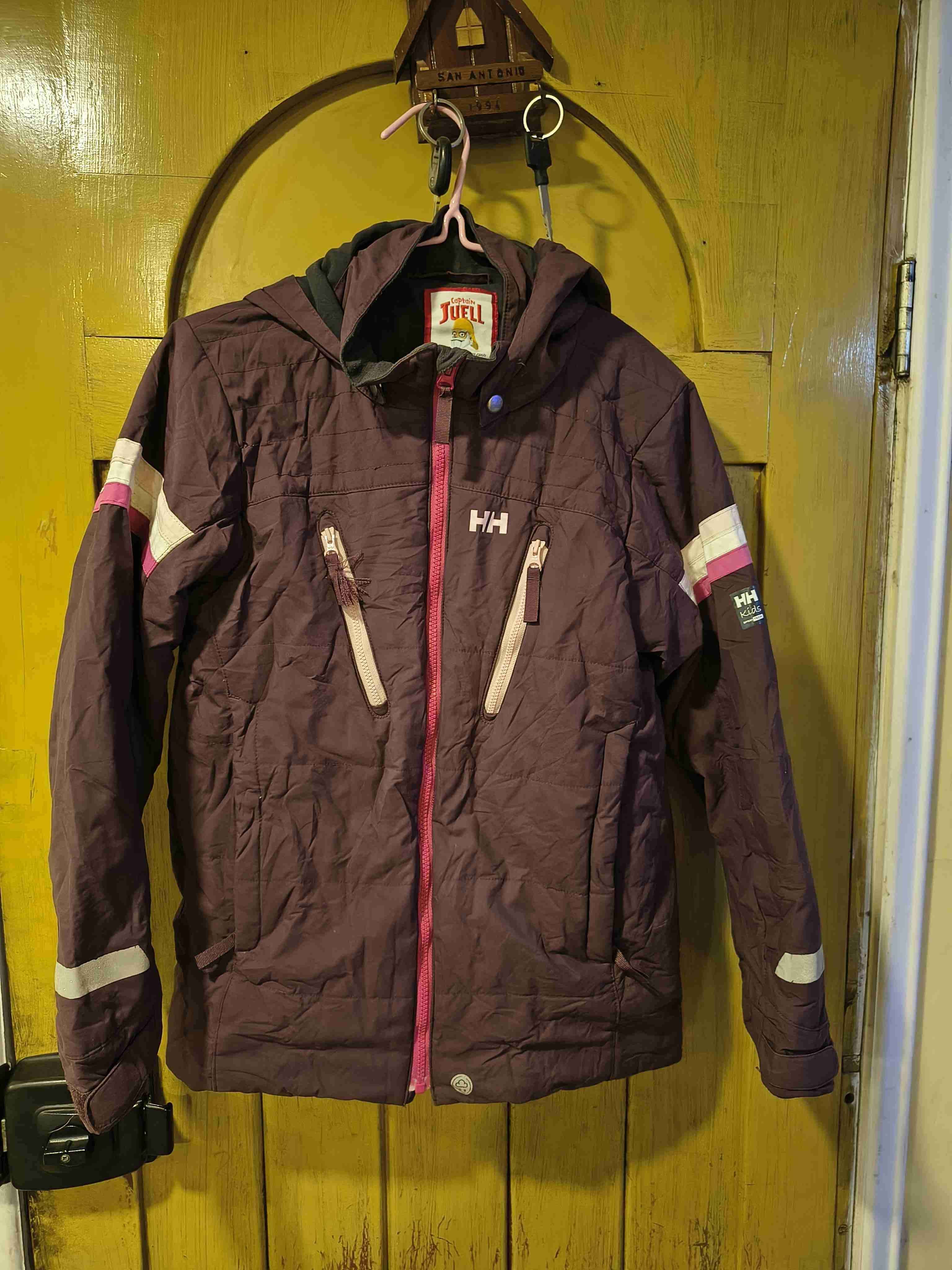 Chaqueta morada con capucha HH - miniatura 1