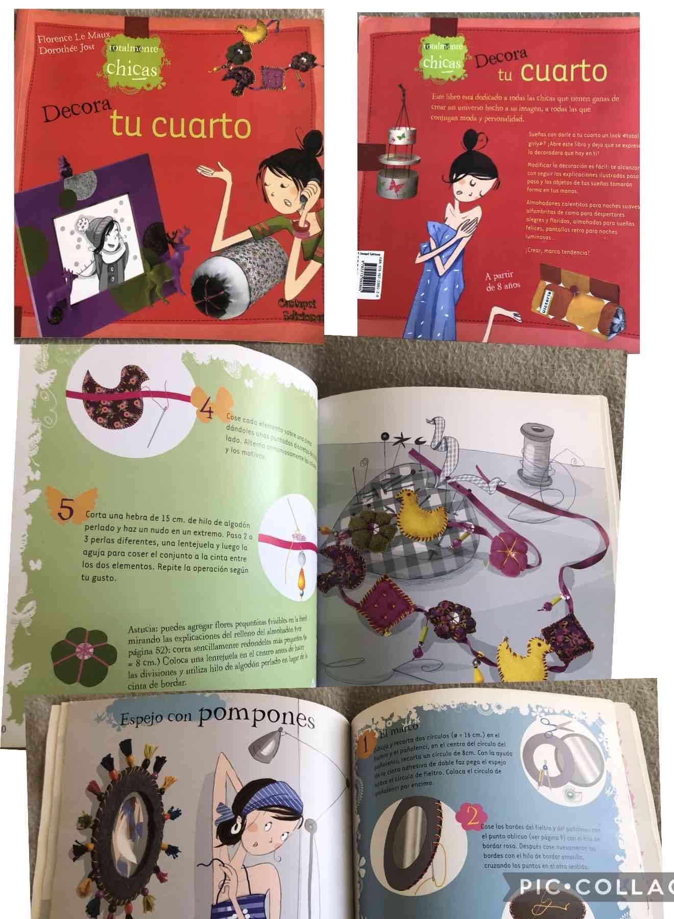 Libro "Decora tu cuarto" para niñas