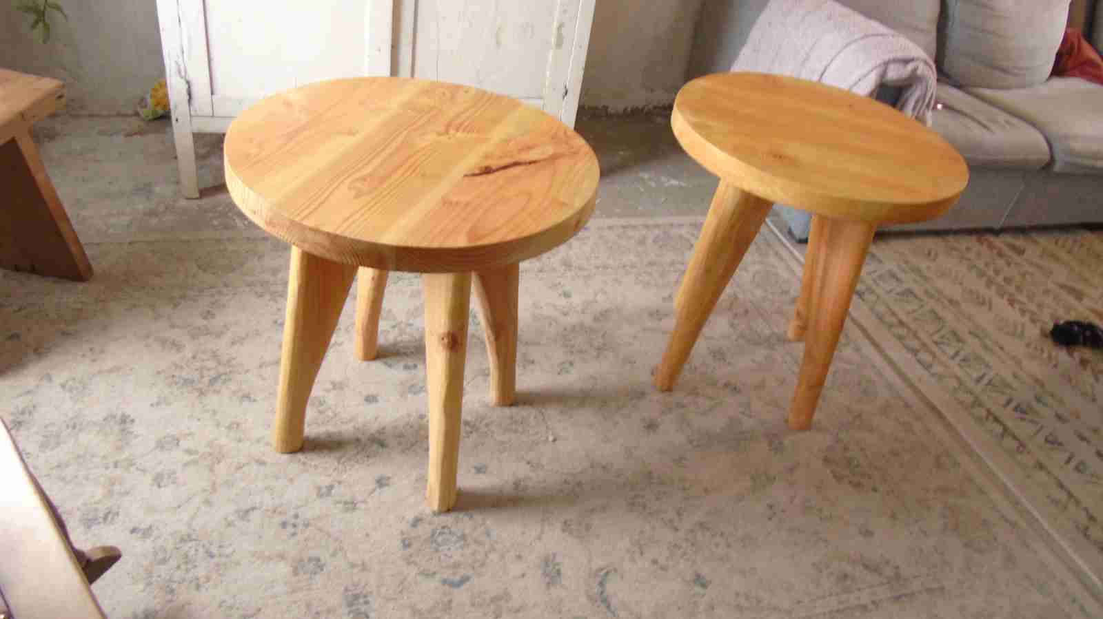 Mesas redondas de madera - miniatura 2