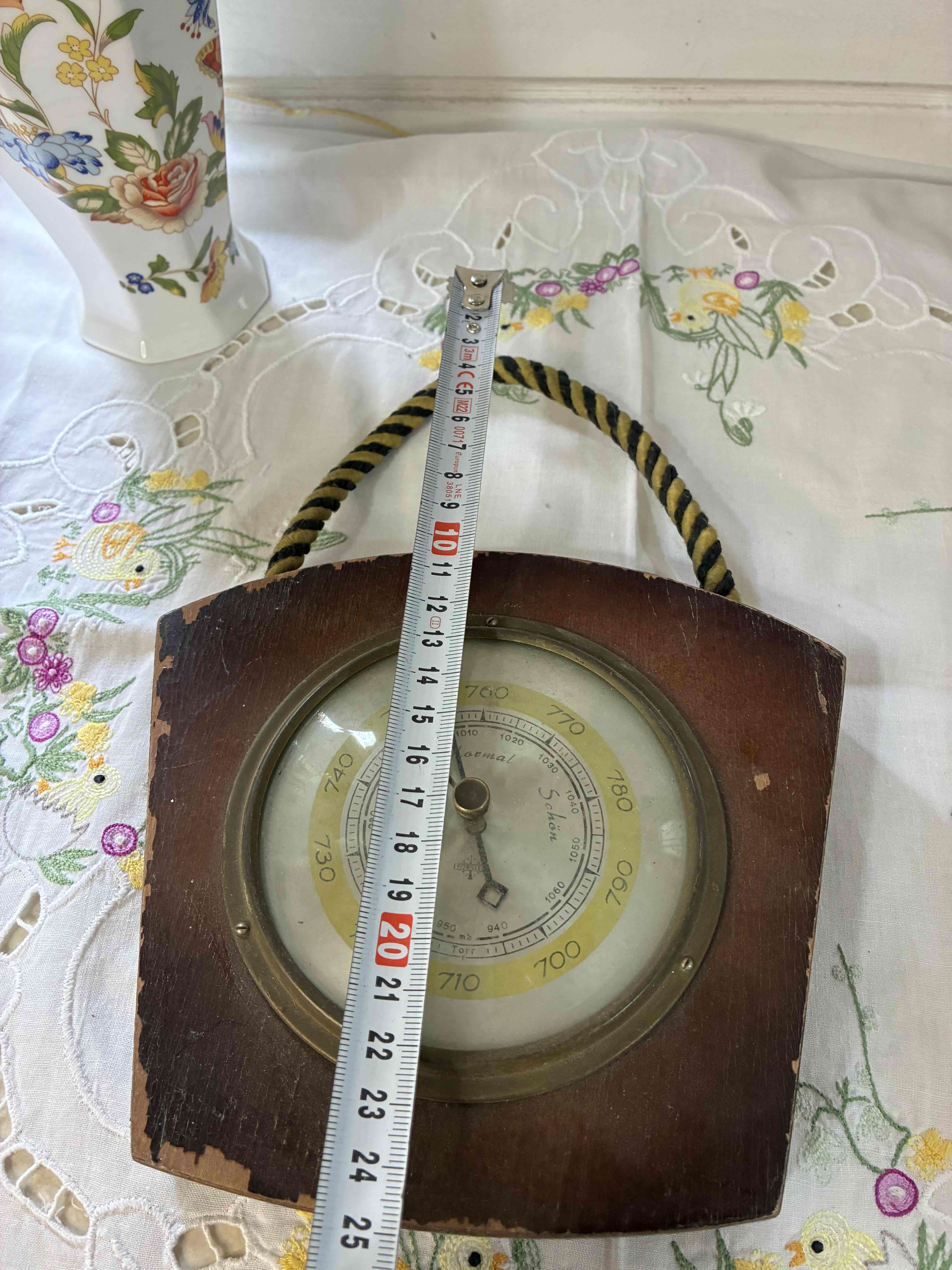 Barómetro vintage de madera - miniatura 4