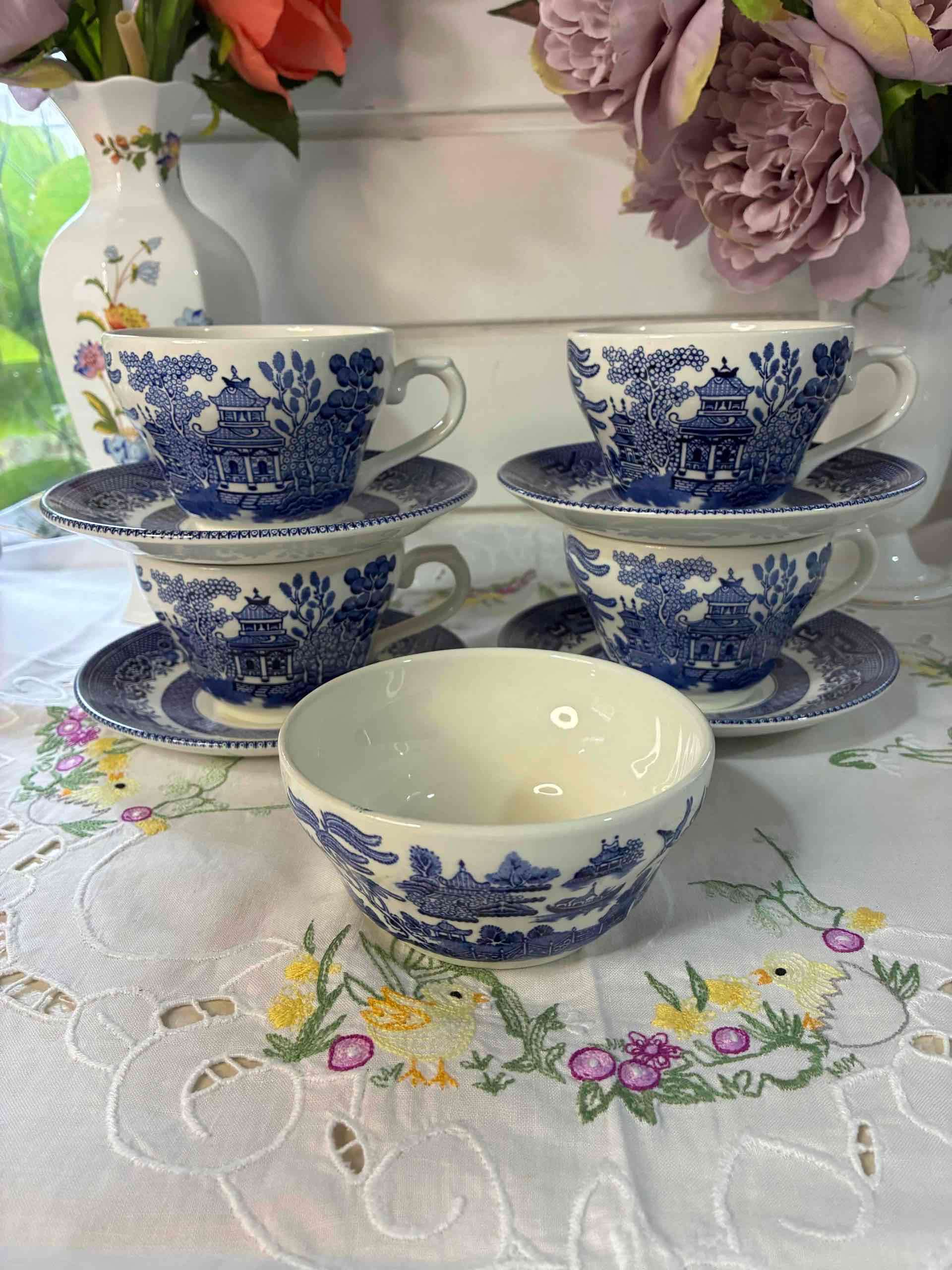 Juego de tazas de té Willow Churchill - miniatura 1