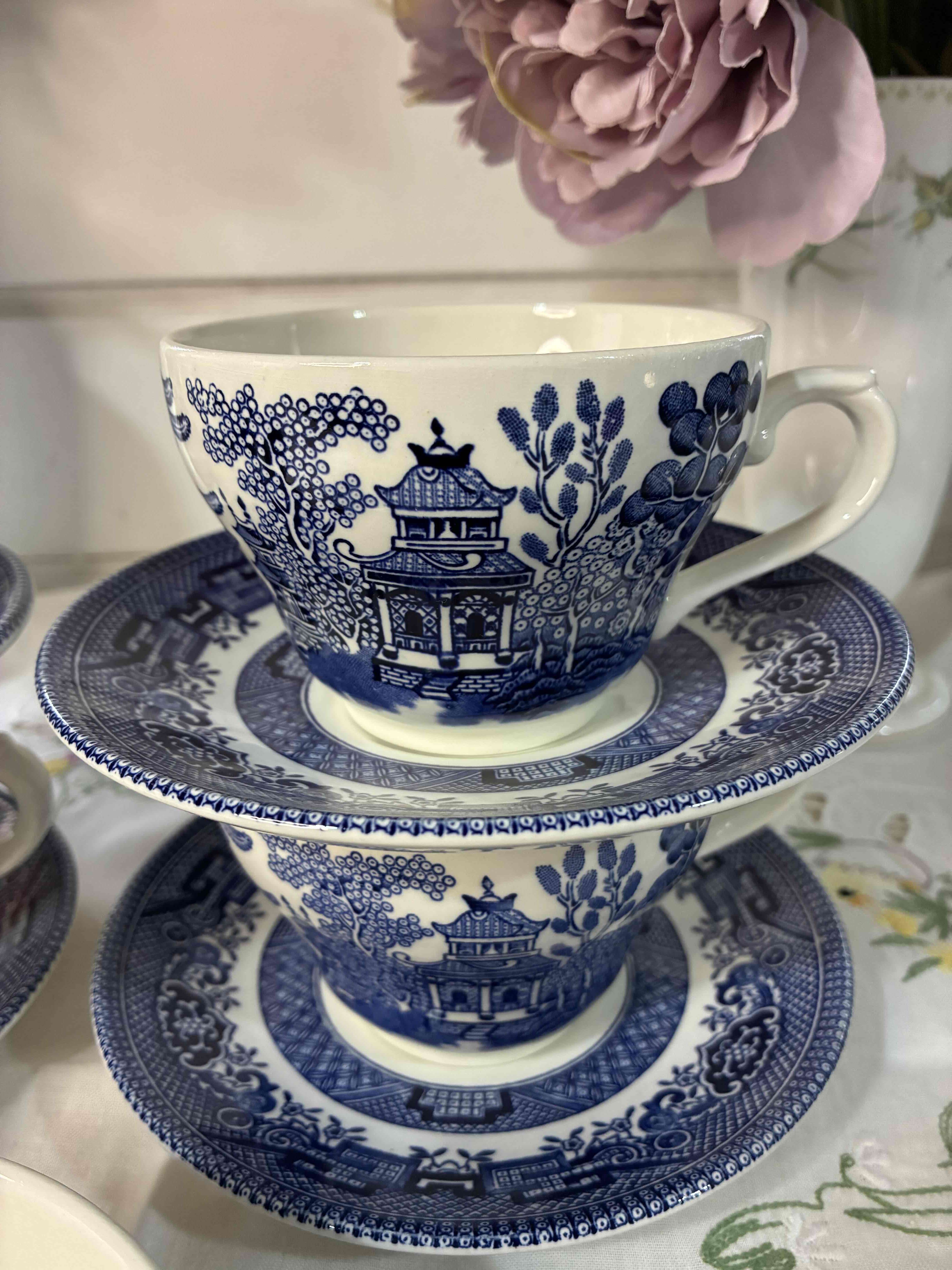 Juego de tazas de té Willow Churchill - miniatura 2