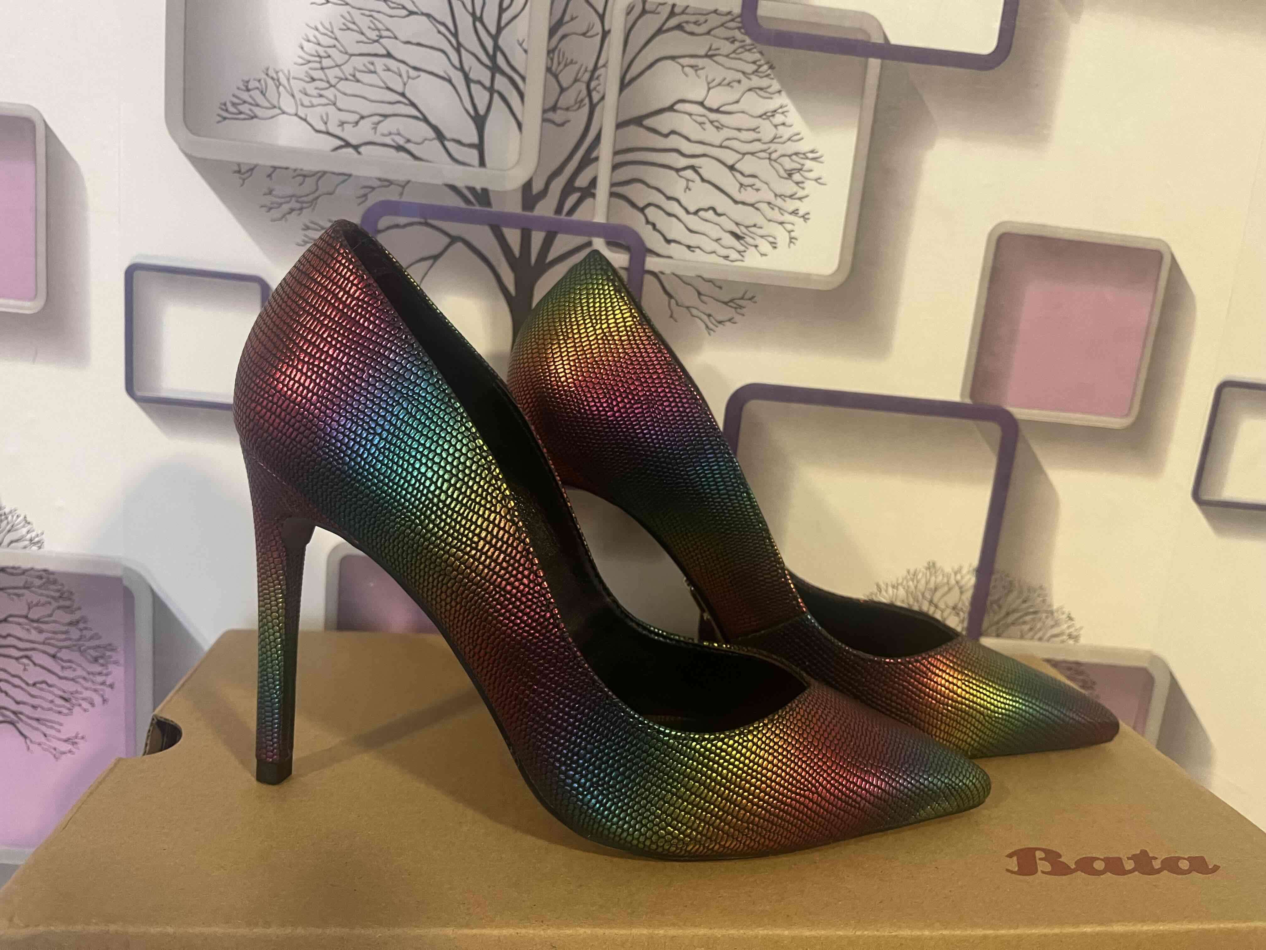 Zapatos de tacón altos multicolor - miniatura 1