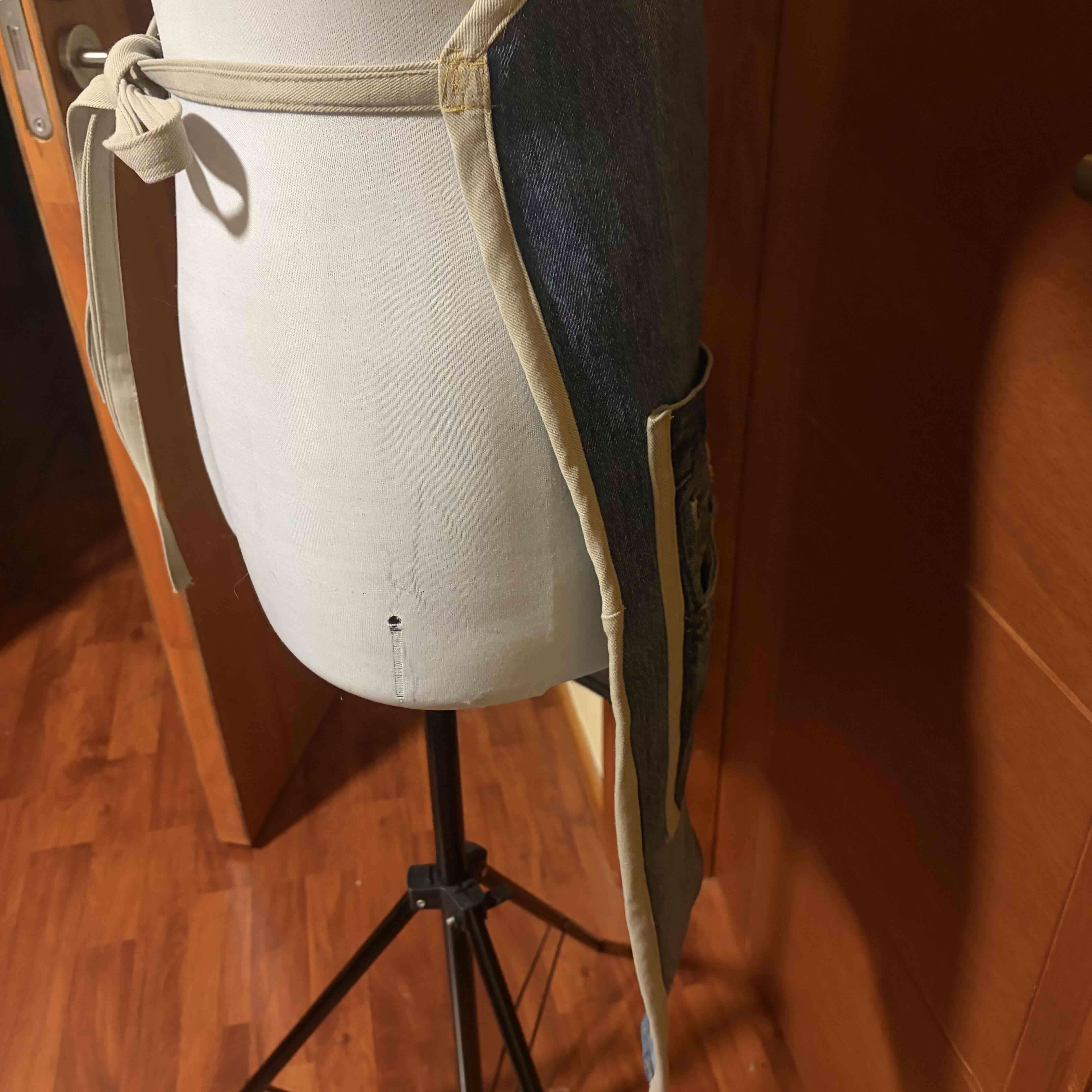 Delantal de mezclilla azul - miniatura 3