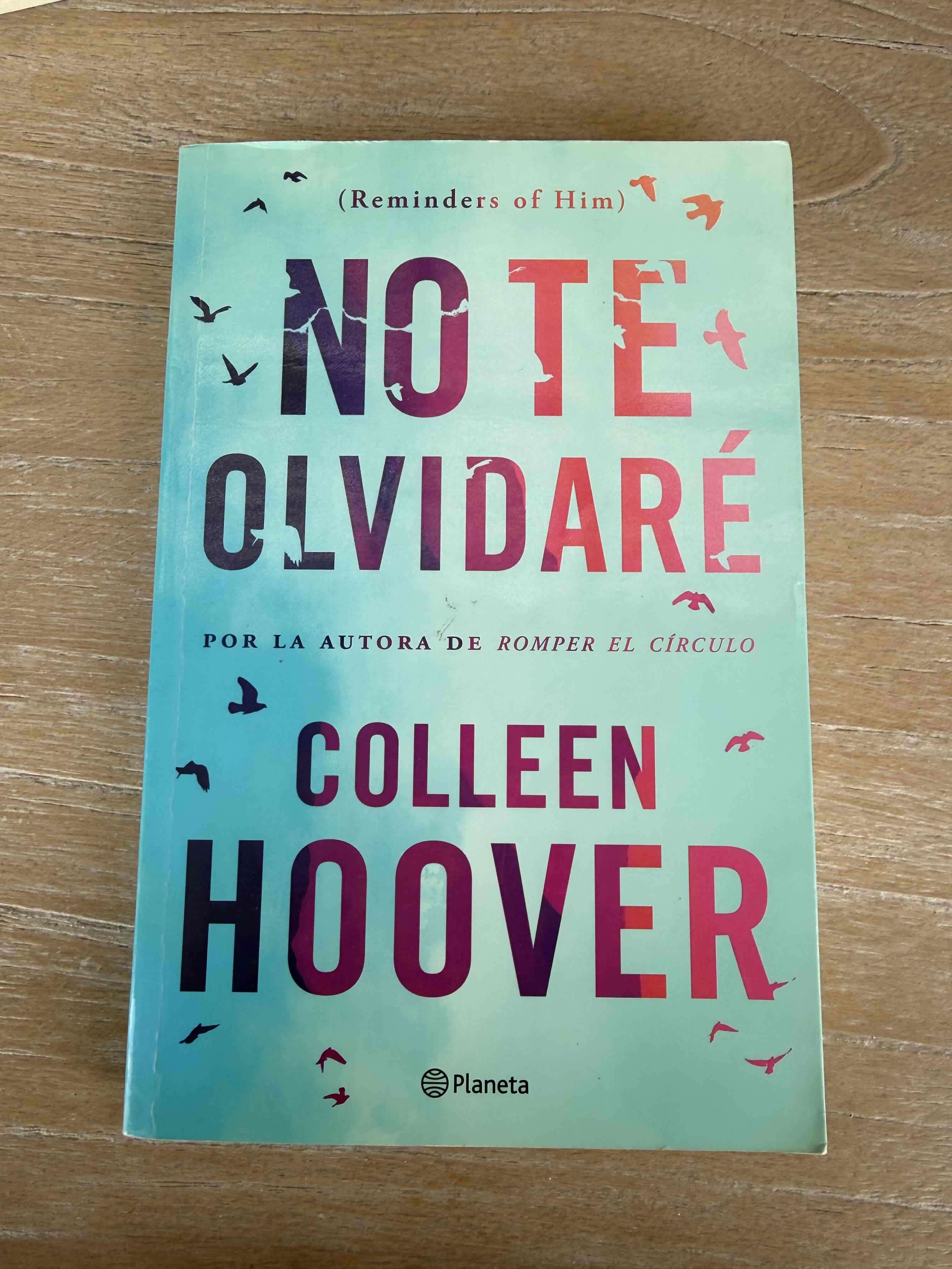 Libro No Te Olvidaré - Colleen Hoover