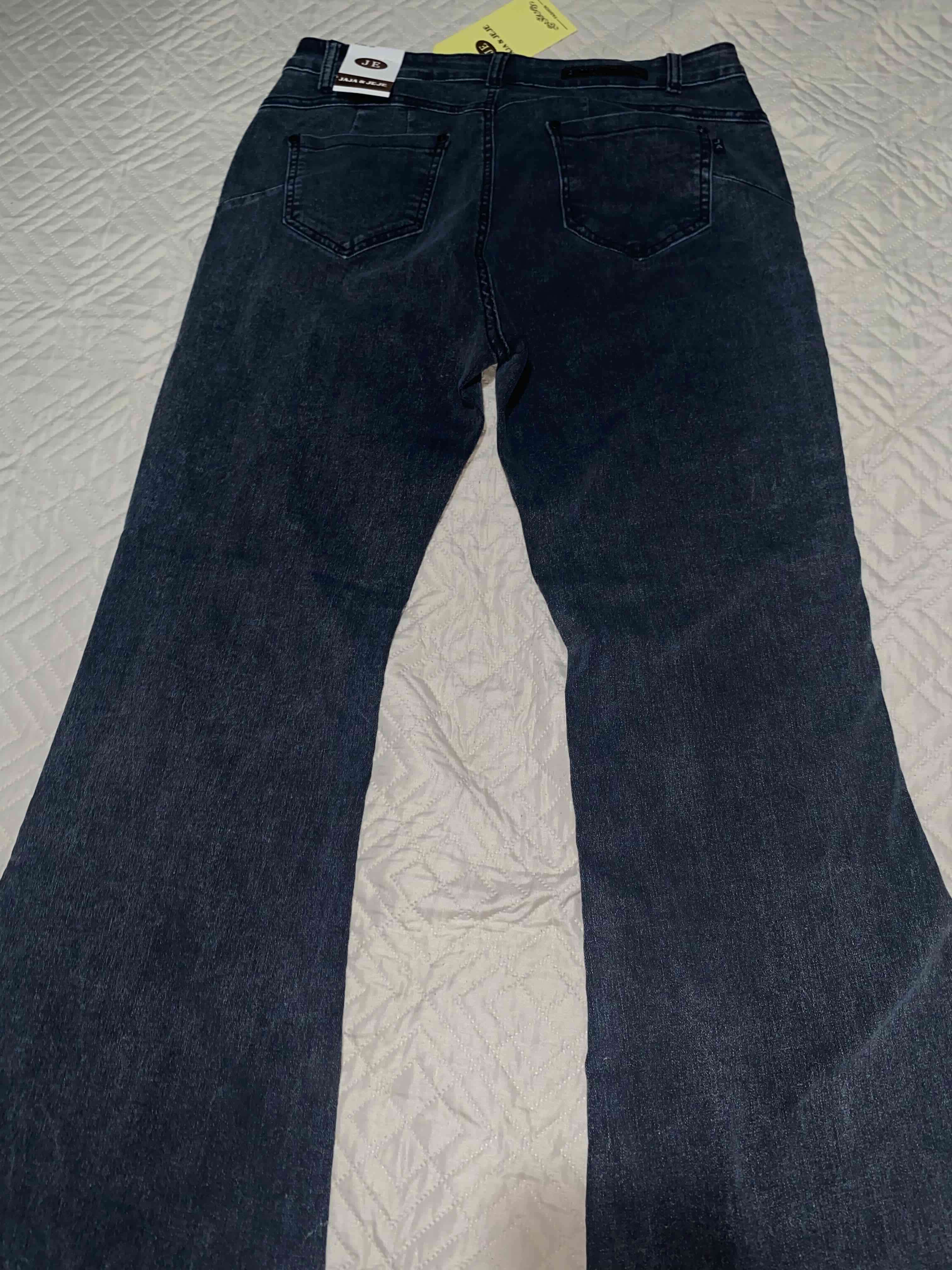 Jeans gris Flare  talla 44 - miniatura 2