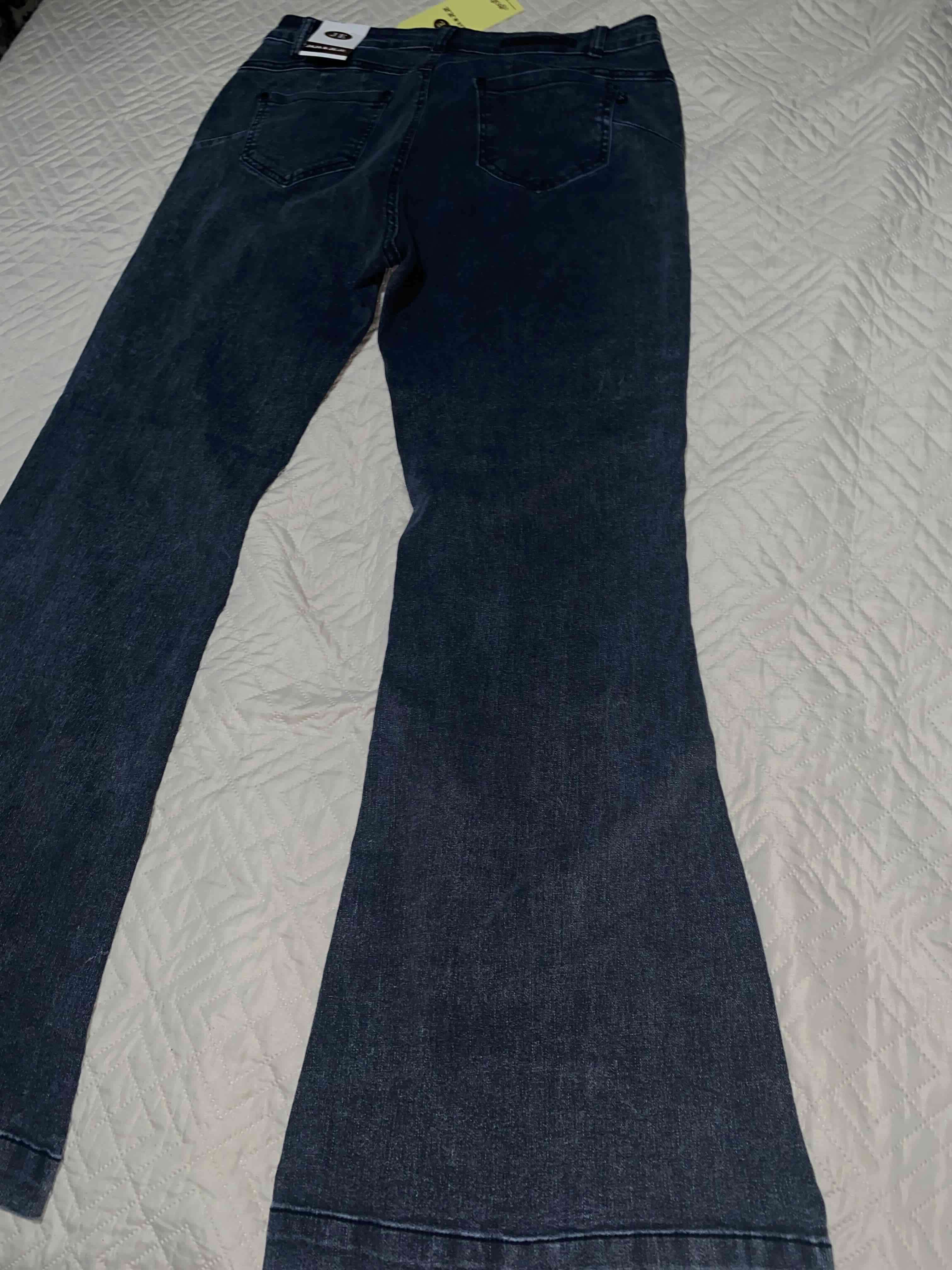 Jeans gris Flare  talla 44 - miniatura 4