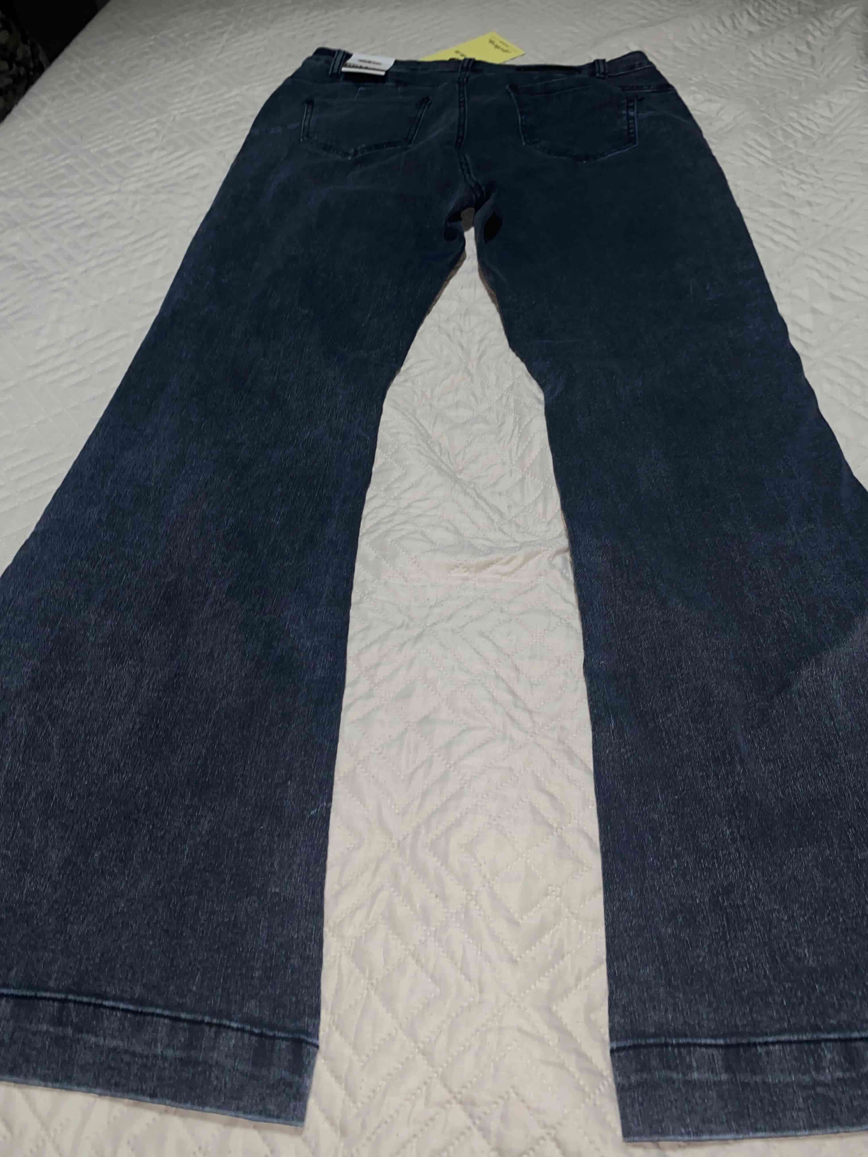 Jeans gris Flare  talla 44 - miniatura 5