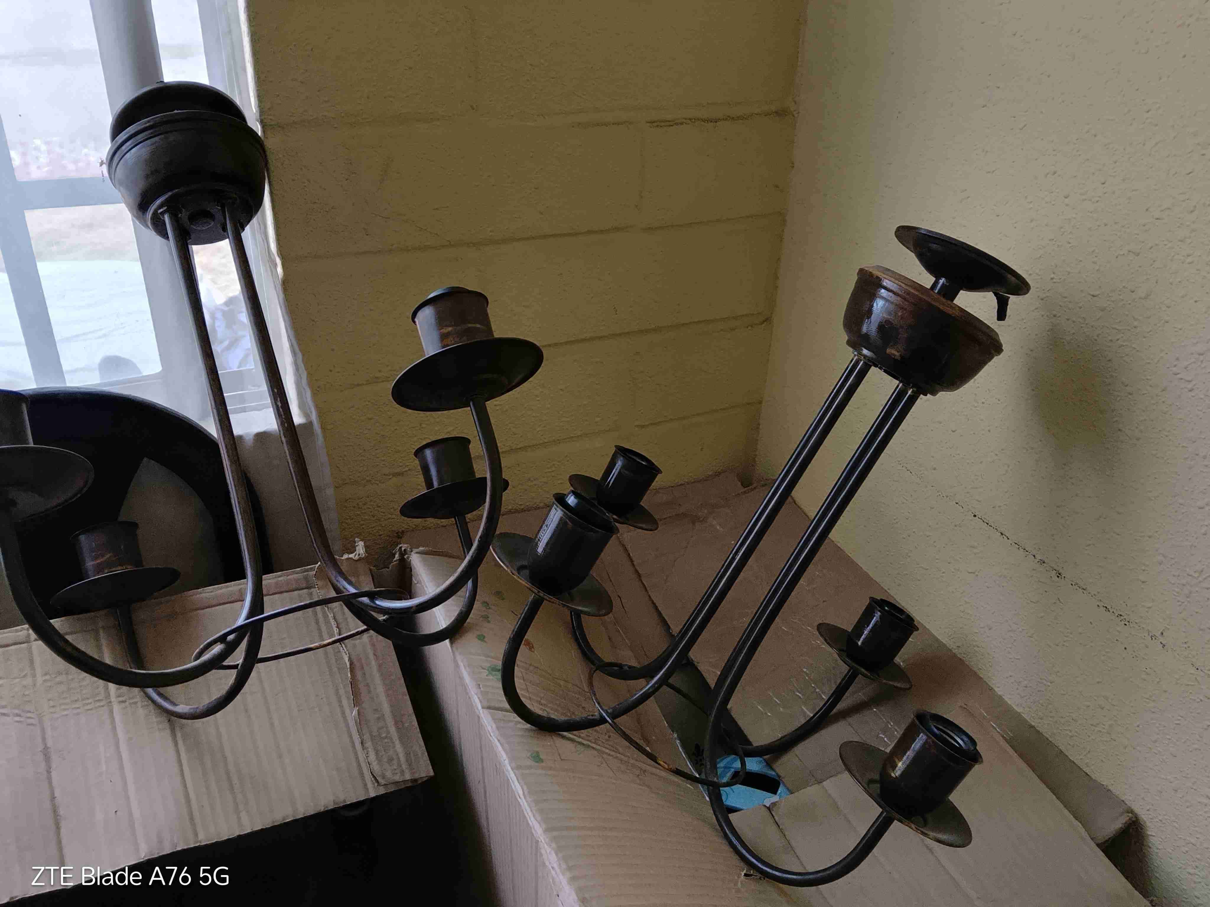 2 Lámparas metálicas