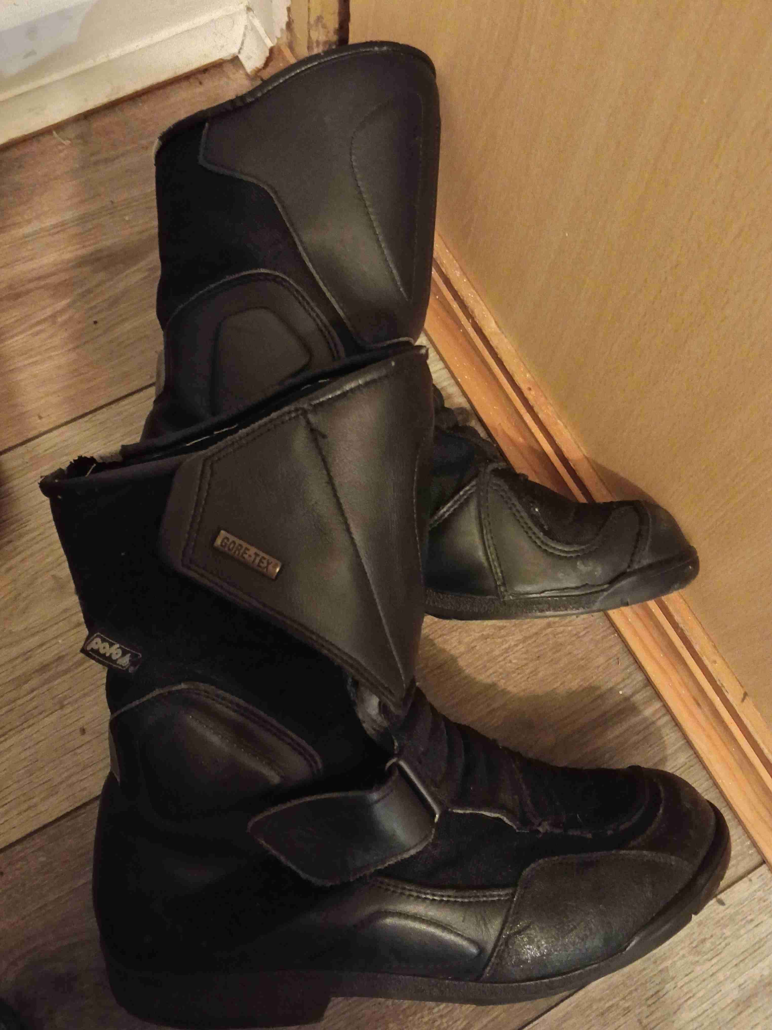 Botas moto negras Gore-Tex - miniatura 1