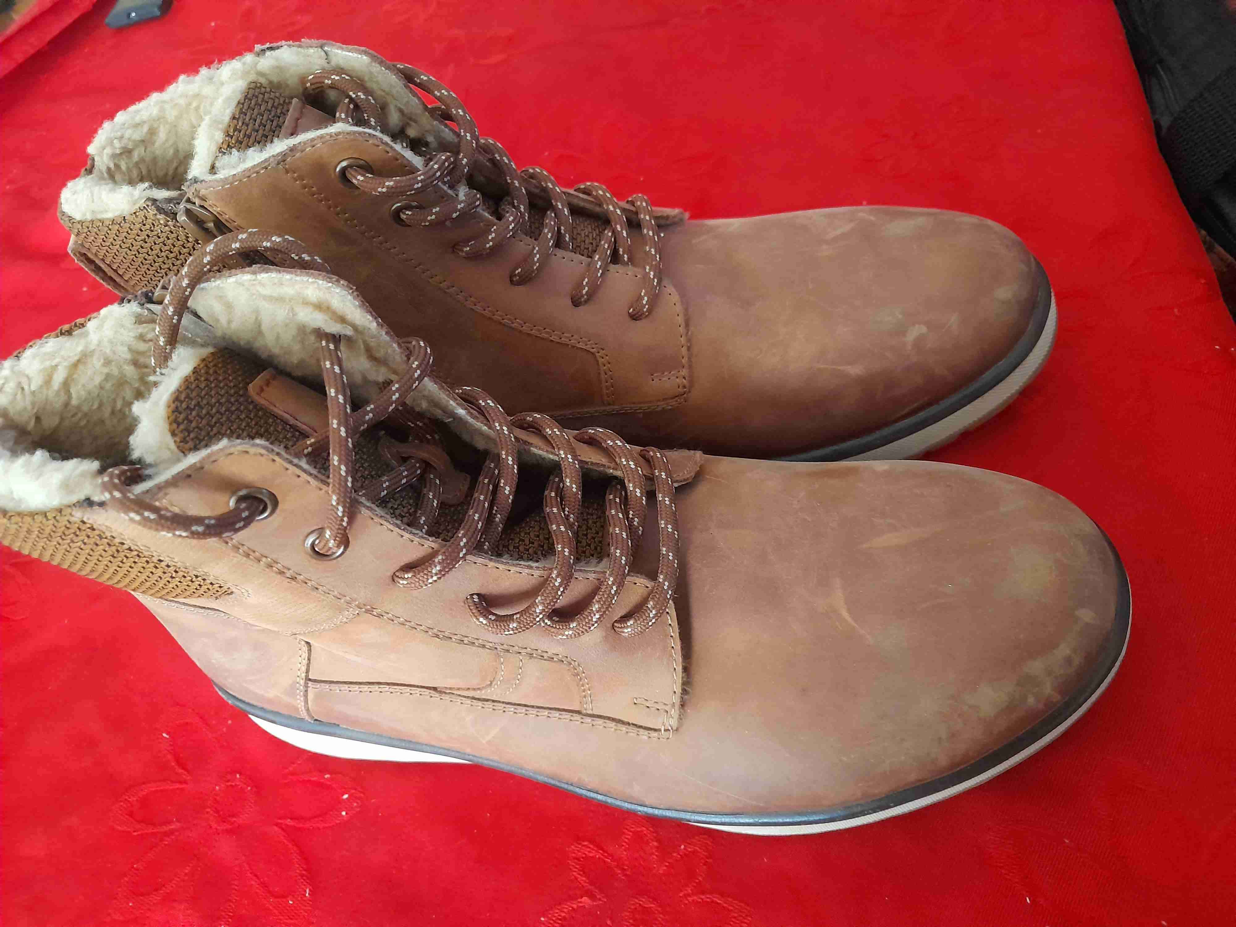 Botines de cuero marrón - miniatura 3