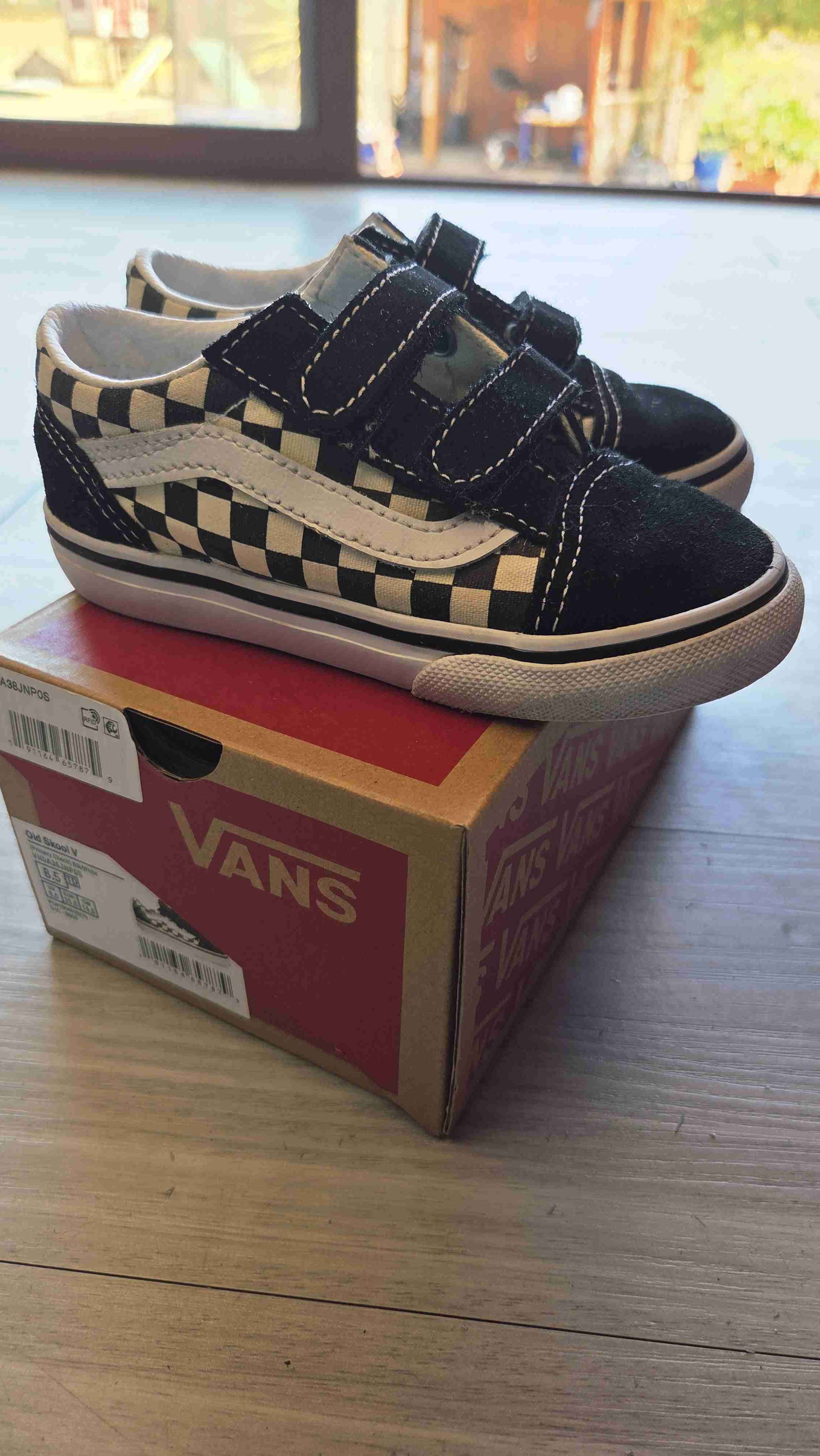 Zapatillas Vans checkerboard niño - miniatura 1