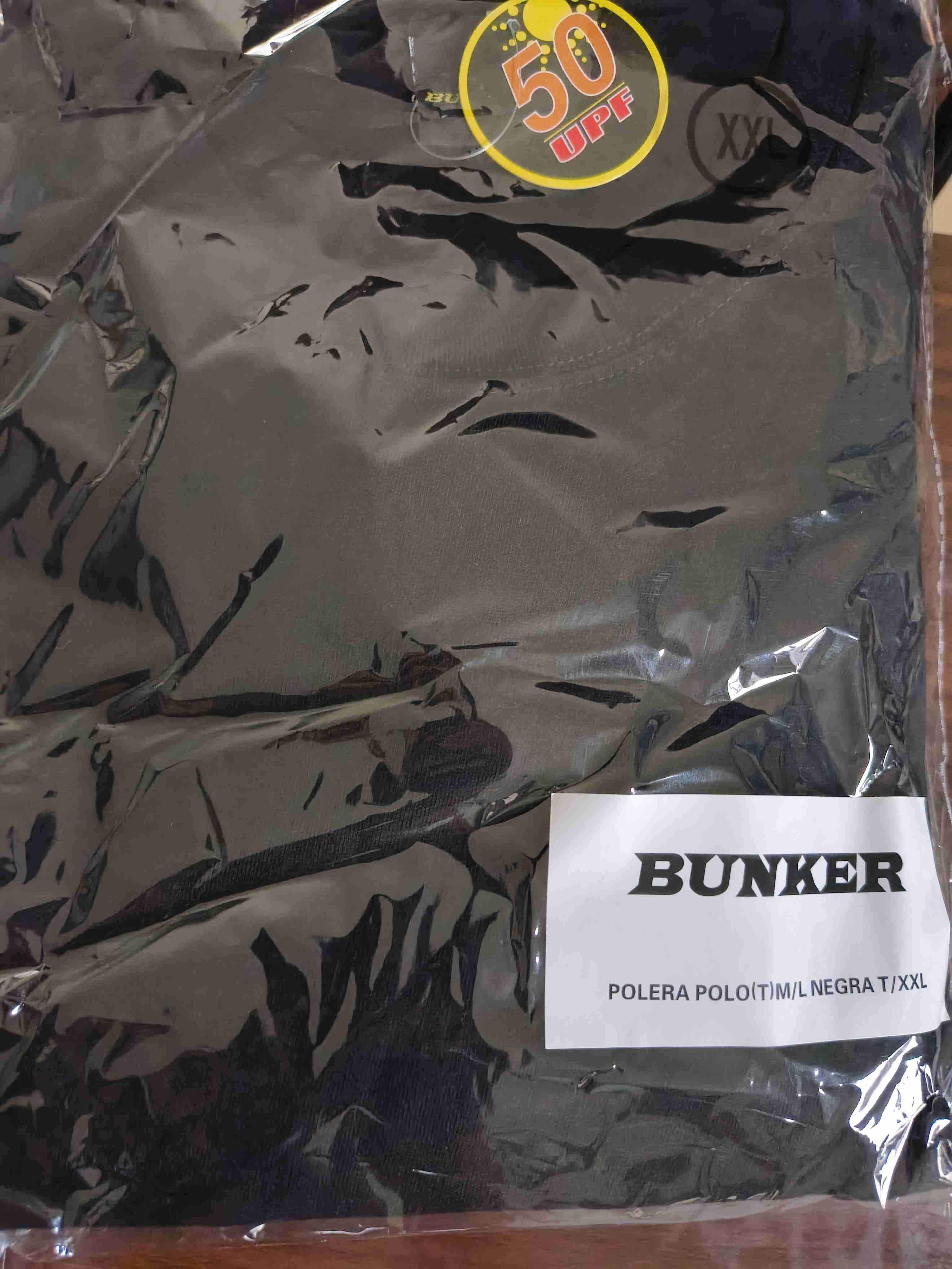 Polera polo negra Bunker - miniatura 1