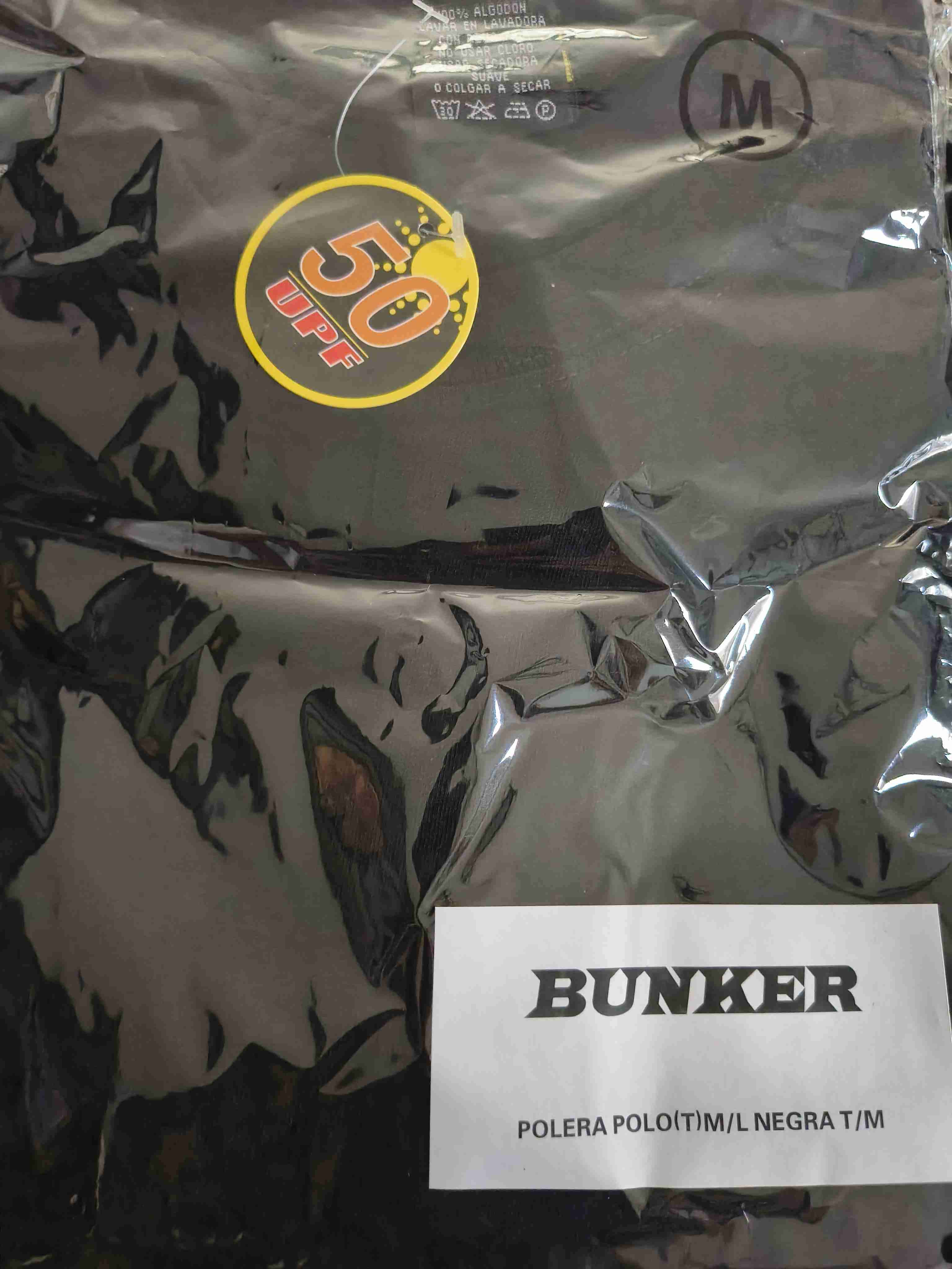 Polera polo negra Bunker - miniatura 5