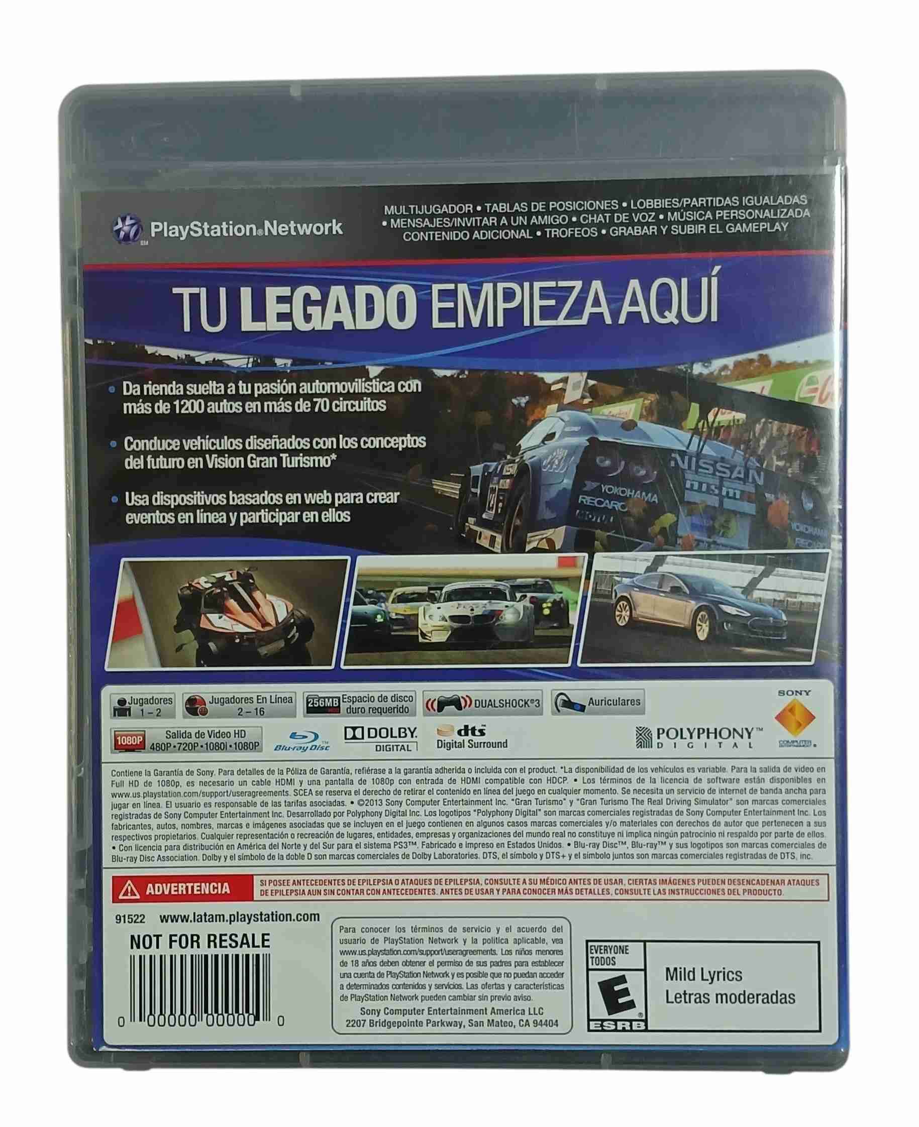 Juego PS3 Gran Turismo 6 - miniatura 4
