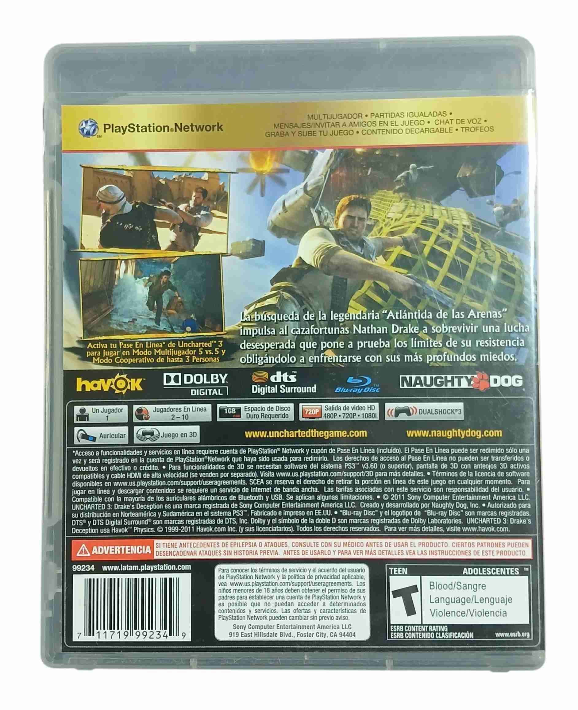 Juego PS3 Uncharted 3 - miniatura 4