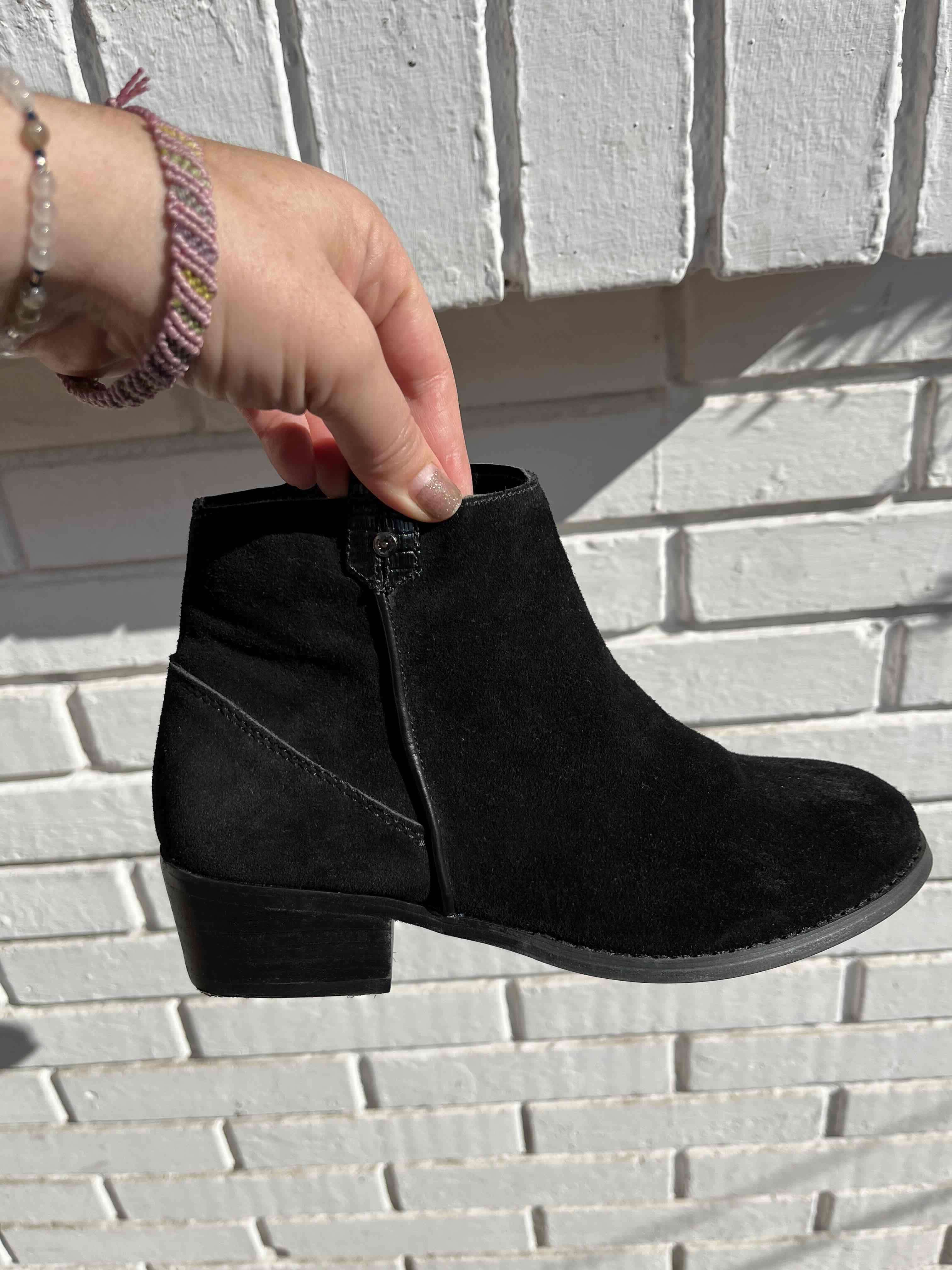 Botines negros de gamuza - miniatura 2